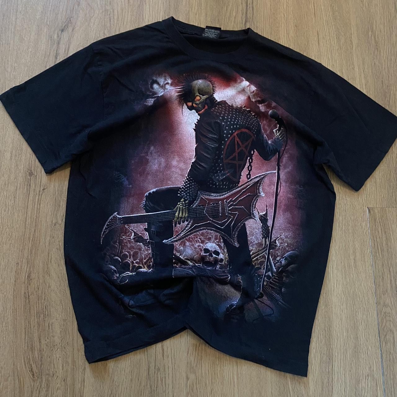 Other Metal Rock Skool Skeleton Vintage y2k Boxy Black Size US L / EU 52-54 / 3 - 1 Thumbnail