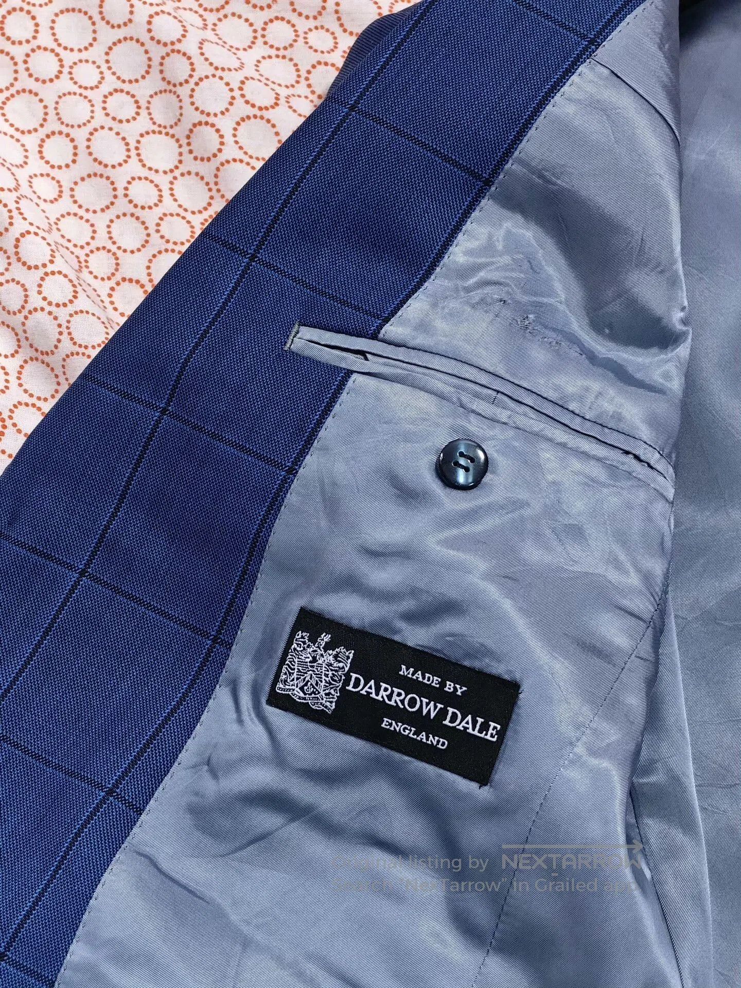 Japanese Brand Custom Blue Wool Jacket. Size US XS / EU 42 / 0 - 7 Thumbnail