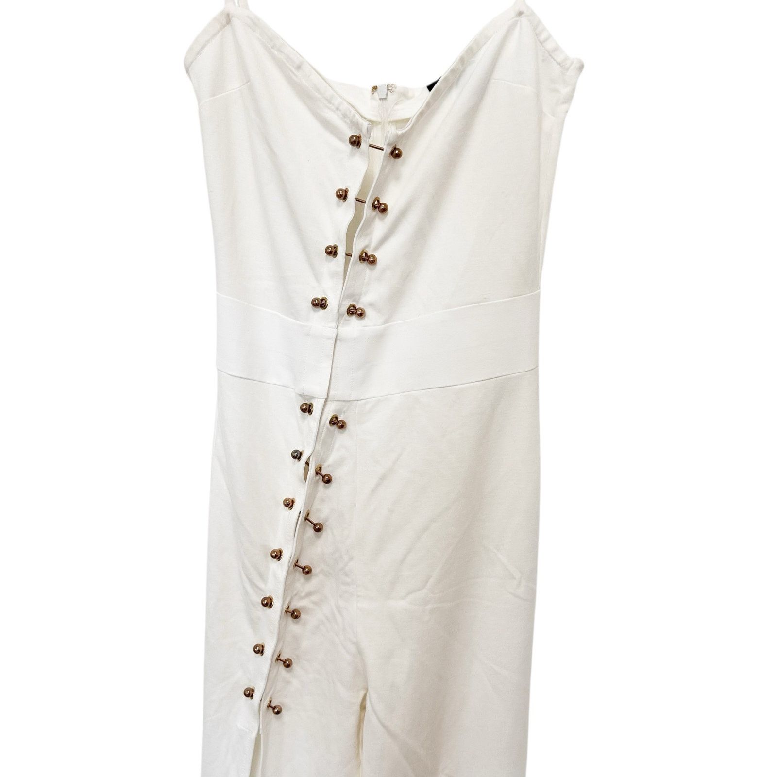 Other Revolve H.ours Alba White Jumpsuit Sz M Size 30" / US 8 / IT 44 - 2 Thumbnail
