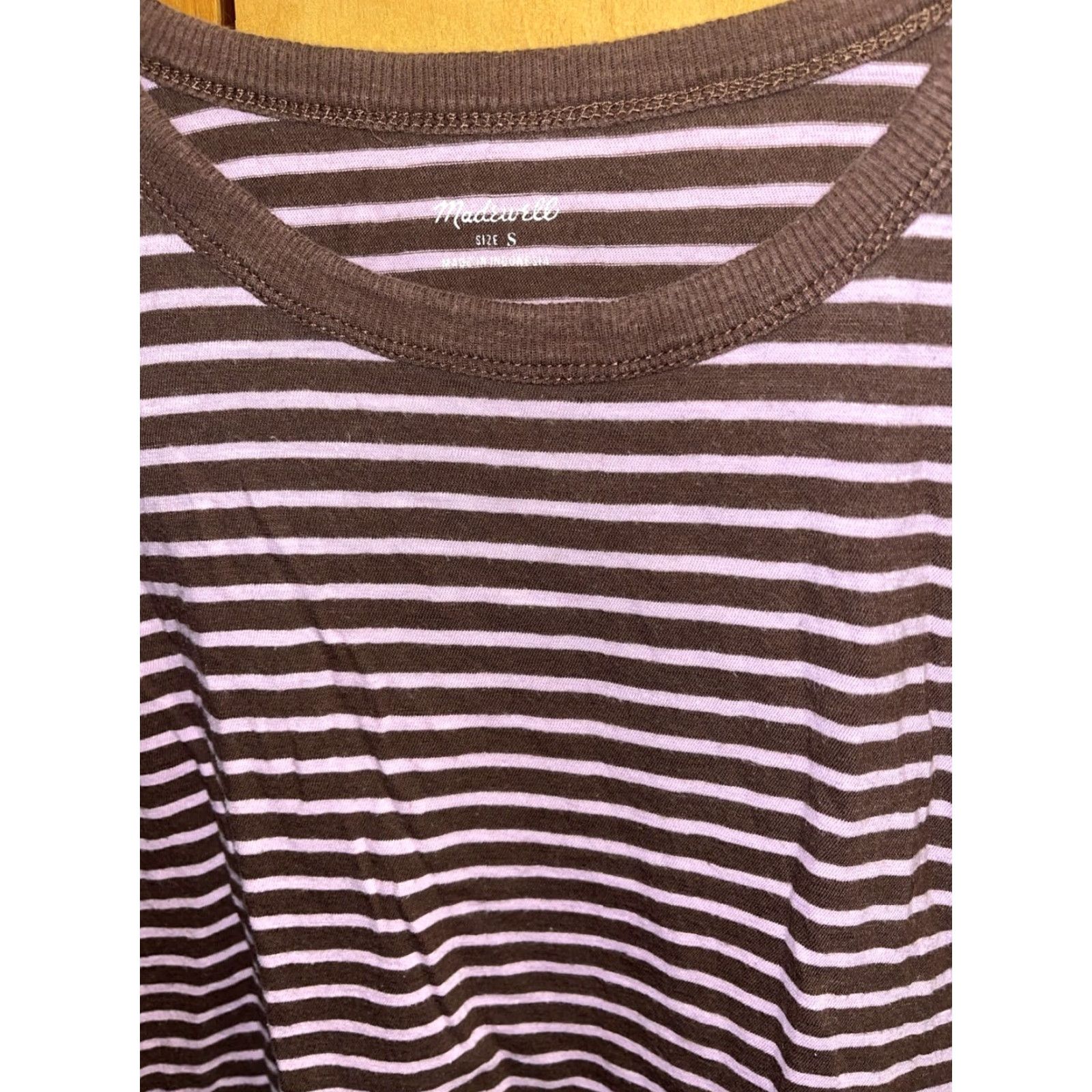 Madewell Madewell Women's T-Shirt Small Cotton Striped Short Sleeve Casual Workwear Spring Summer Fall Multicolor Size S / US 4 / IT 40 - 2 Thumbnail