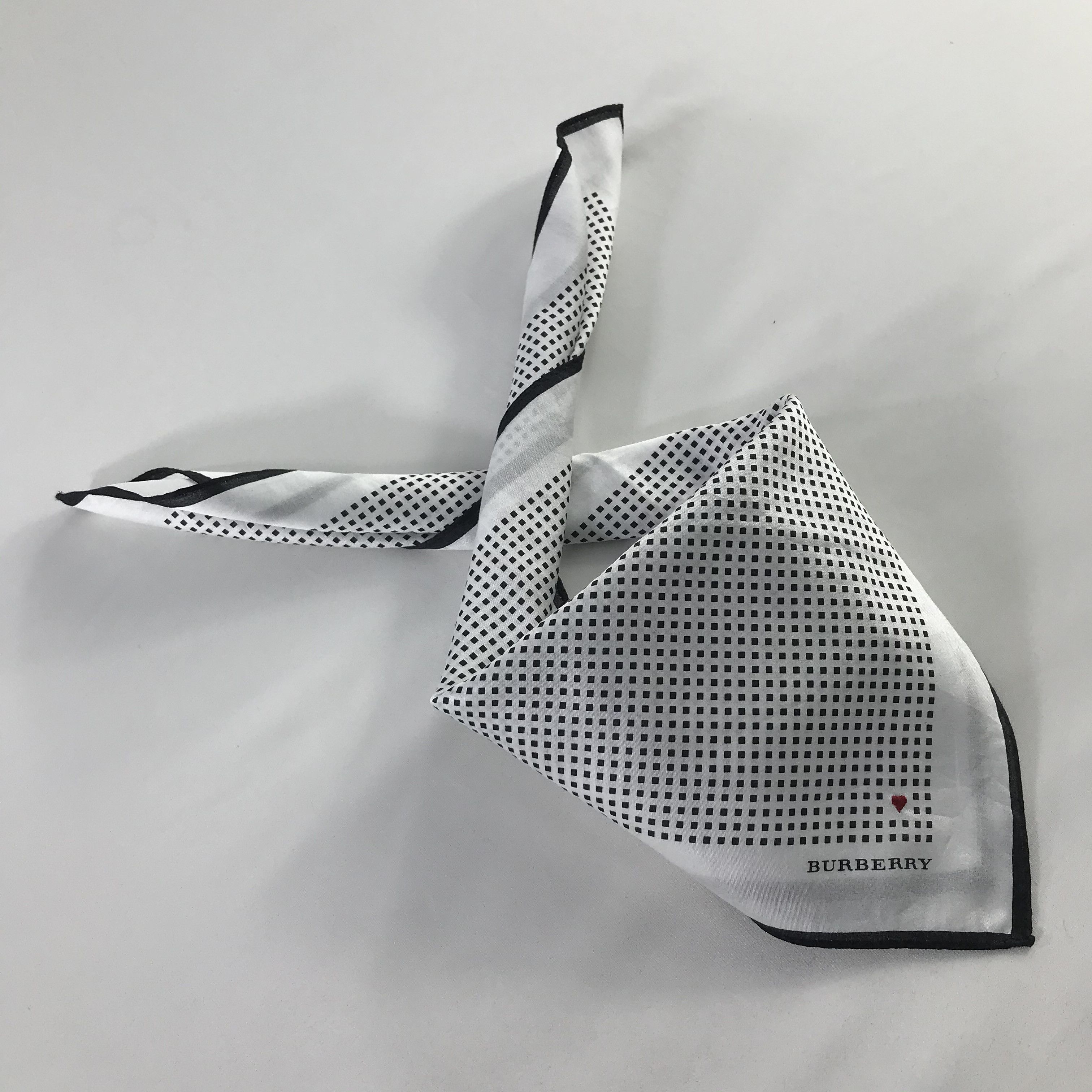 Burberry × Vintage Burberry Bandana / Handkerchief / Neckerchief - S534 Size ONE SIZE - 4 Thumbnail