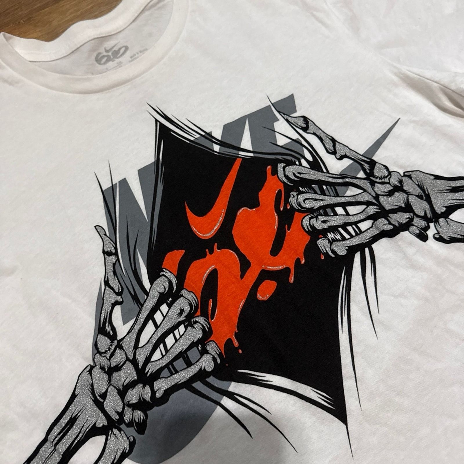 Nike 2010 Nike 6.0 Skeleton Short Sleeve Shirt Size US S / EU 44-46 / 1 - 2 Thumbnail