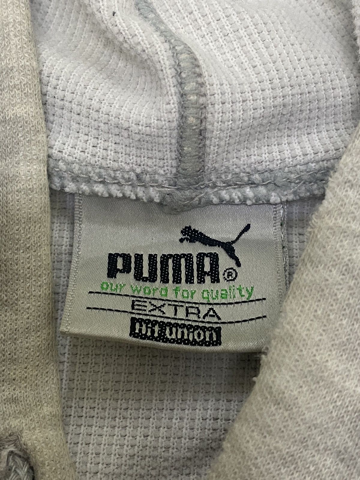 Puma ULTRA RARE Vintage 90s PUMA hoodie stripe yellow blue Size US L / EU 52-54 / 3 - 10 Thumbnail
