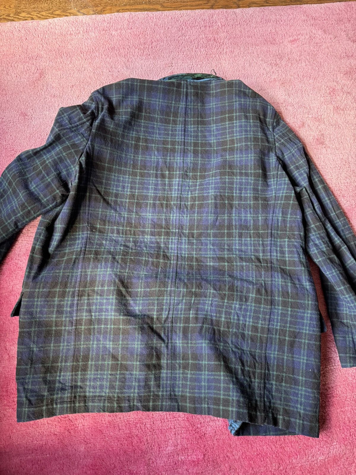 Comme des Garcons Comme des Garçons deconstructed plaid green blazer Size US M / EU 48-50 / 2 - 6 Thumbnail