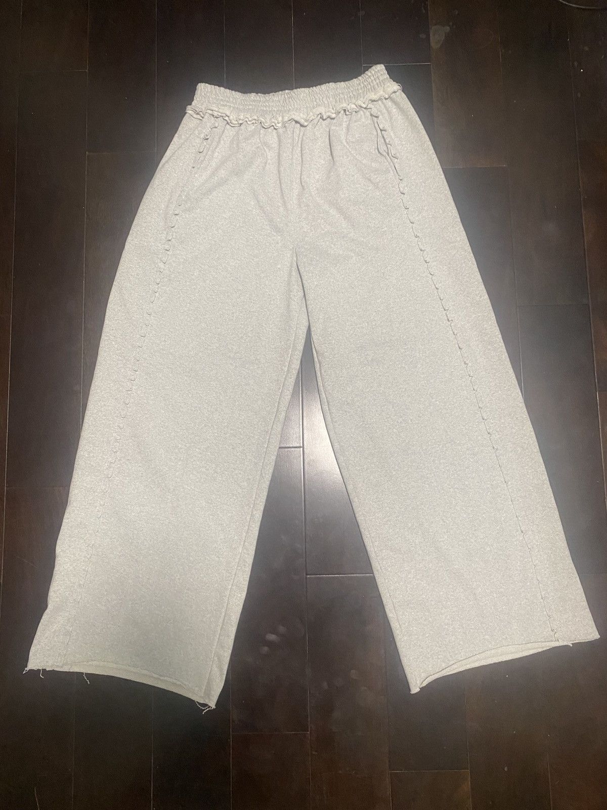 Other Wide Leg Grey Sweatpants - Baggy Fit Size US 33 - 2 Thumbnail