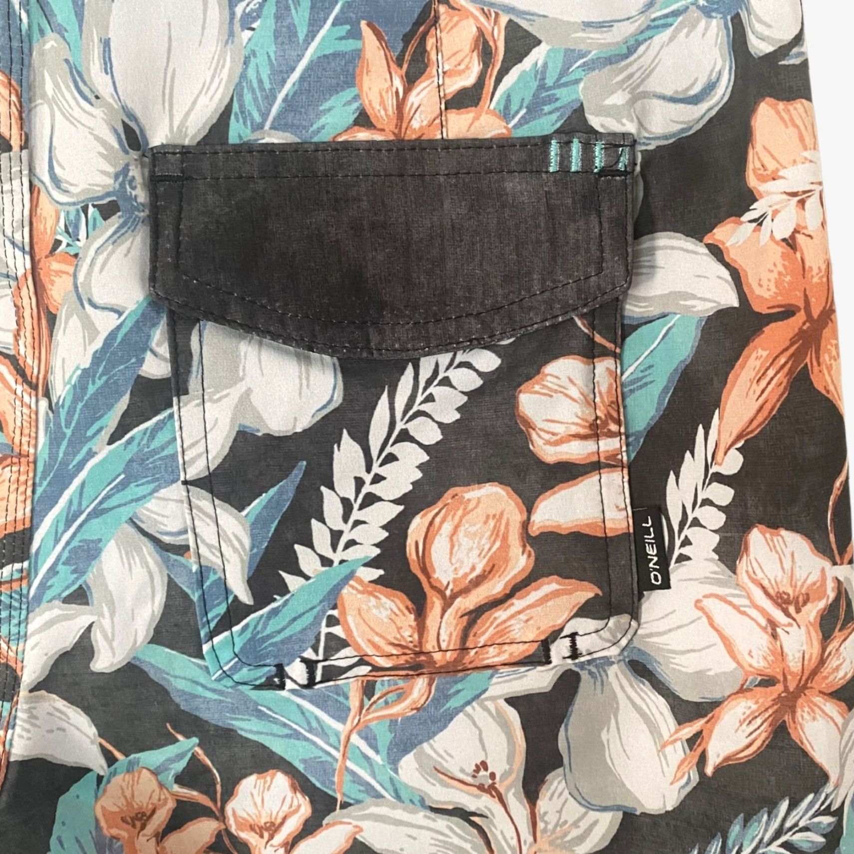 O'Neill O'Neill Hyperfreak Board Shorts Men's 28 Floral Water-Resistant Stretch Swim Size US 28 / EU 44 - 7 Thumbnail