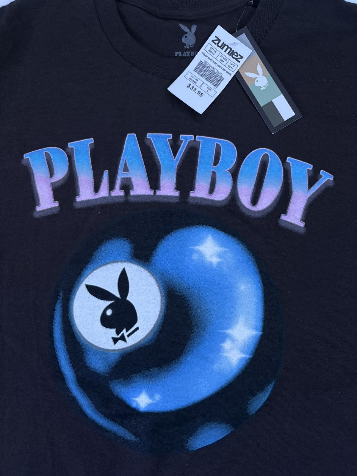 Playboy Color Bars x Playboy Billards Brown T-Shirt Size US M / EU 48-50 / 2 - 1 Thumbnail