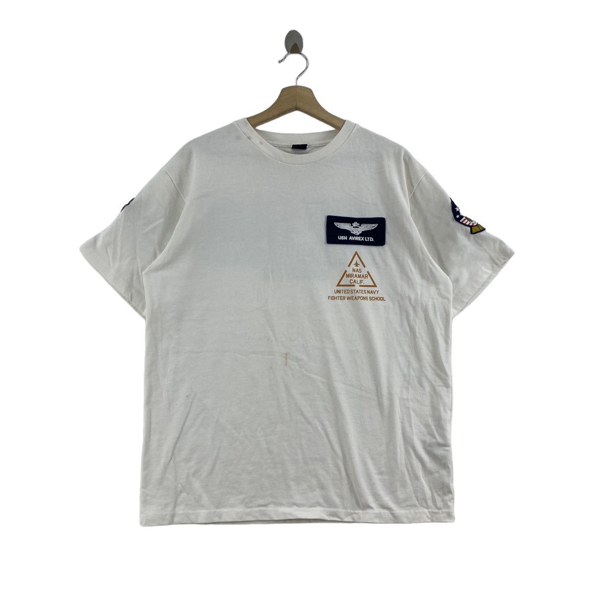 Avirex AVIREX USA ARMY Navy Top Gun Air Combat Manoeuvring Print Size US L / EU 52-54 / 3 - 3 Thumbnail