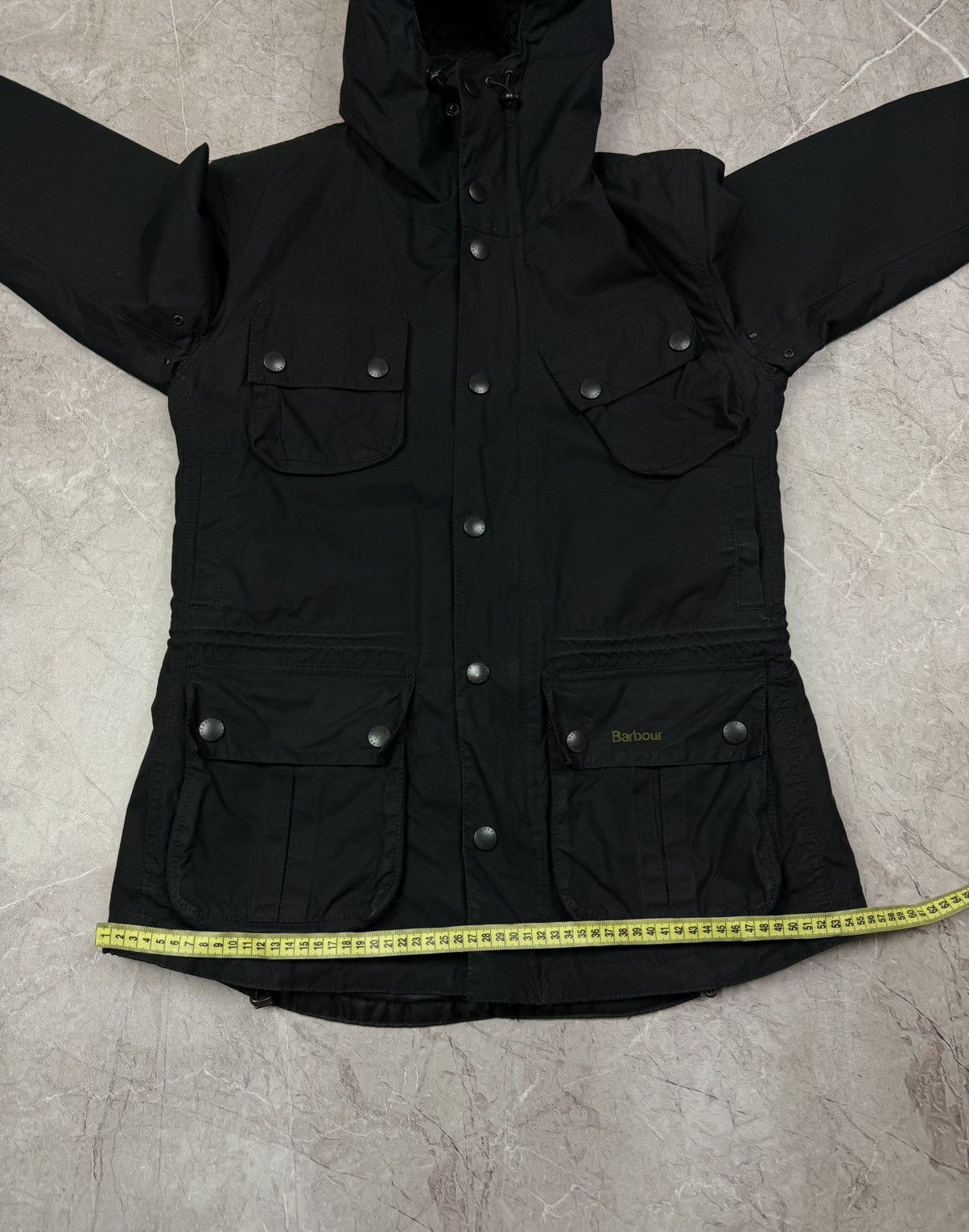Barbour Barbour Retail Fog Parka Black Waxed Cotton Small Size US S / EU 44-46 / 1 - 19 Thumbnail