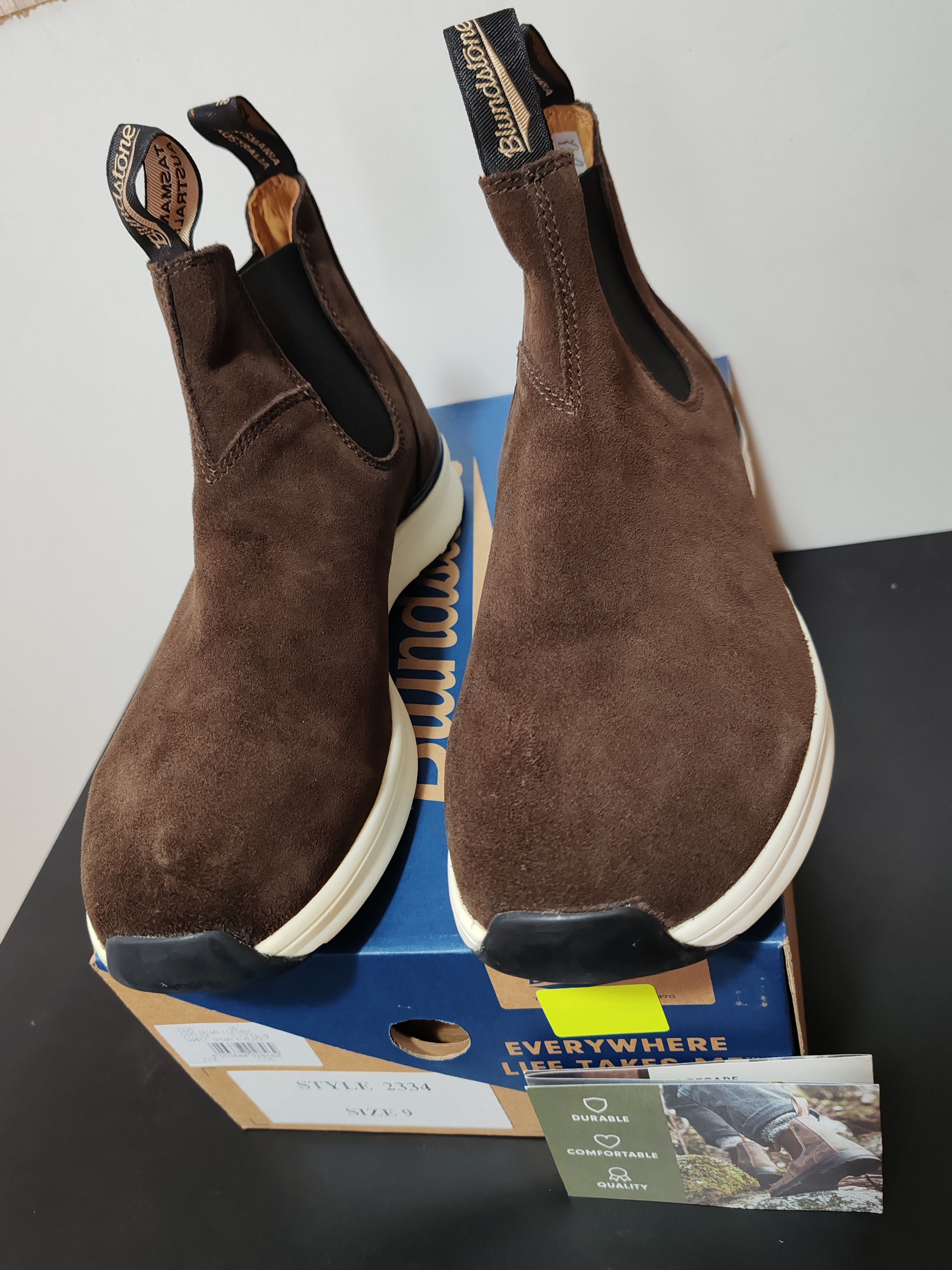 Blundstone Botte Blundstone Active Brown Leather #2334 Poudré Tg:43 Size US 10.5 / EU 43-44 - 3 Thumbnail