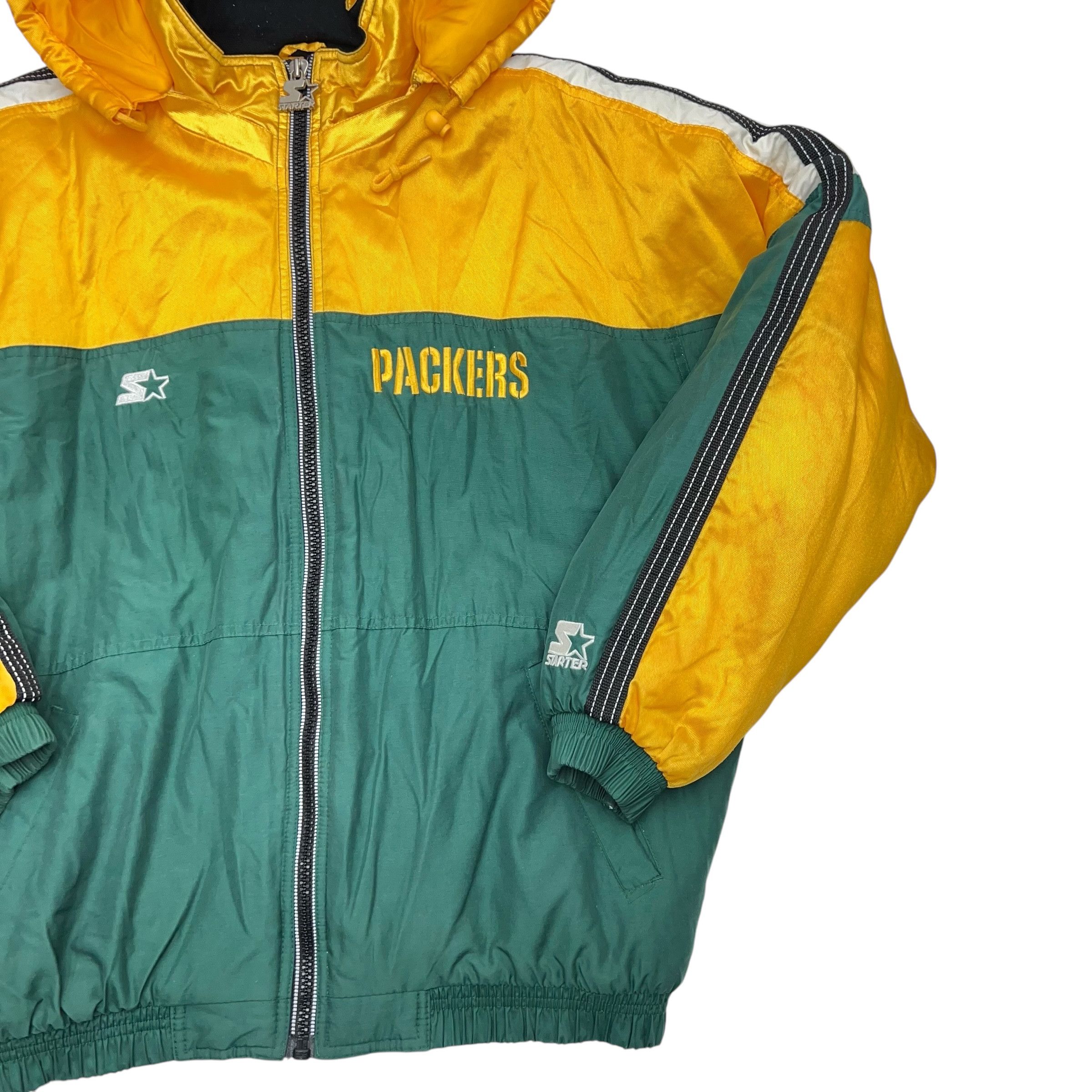 NFL × Pro Line × Starter Starter NFL Pro Line Packers Jacket Coat 90s Size US L / EU 52-54 / 3 - 2 Thumbnail