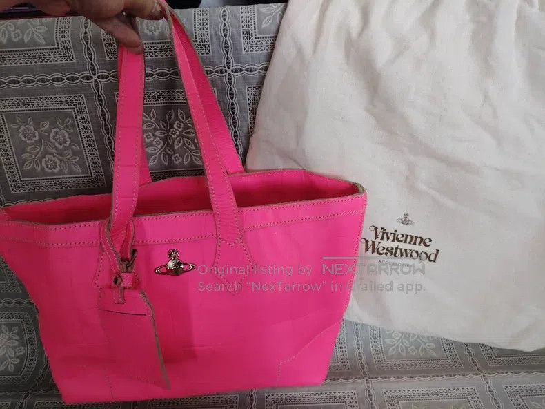Vivienne Westwood Vivienne Westwood size os Fluorescent pink Saturn tote bag Size ONE SIZE - 2 Thumbnail