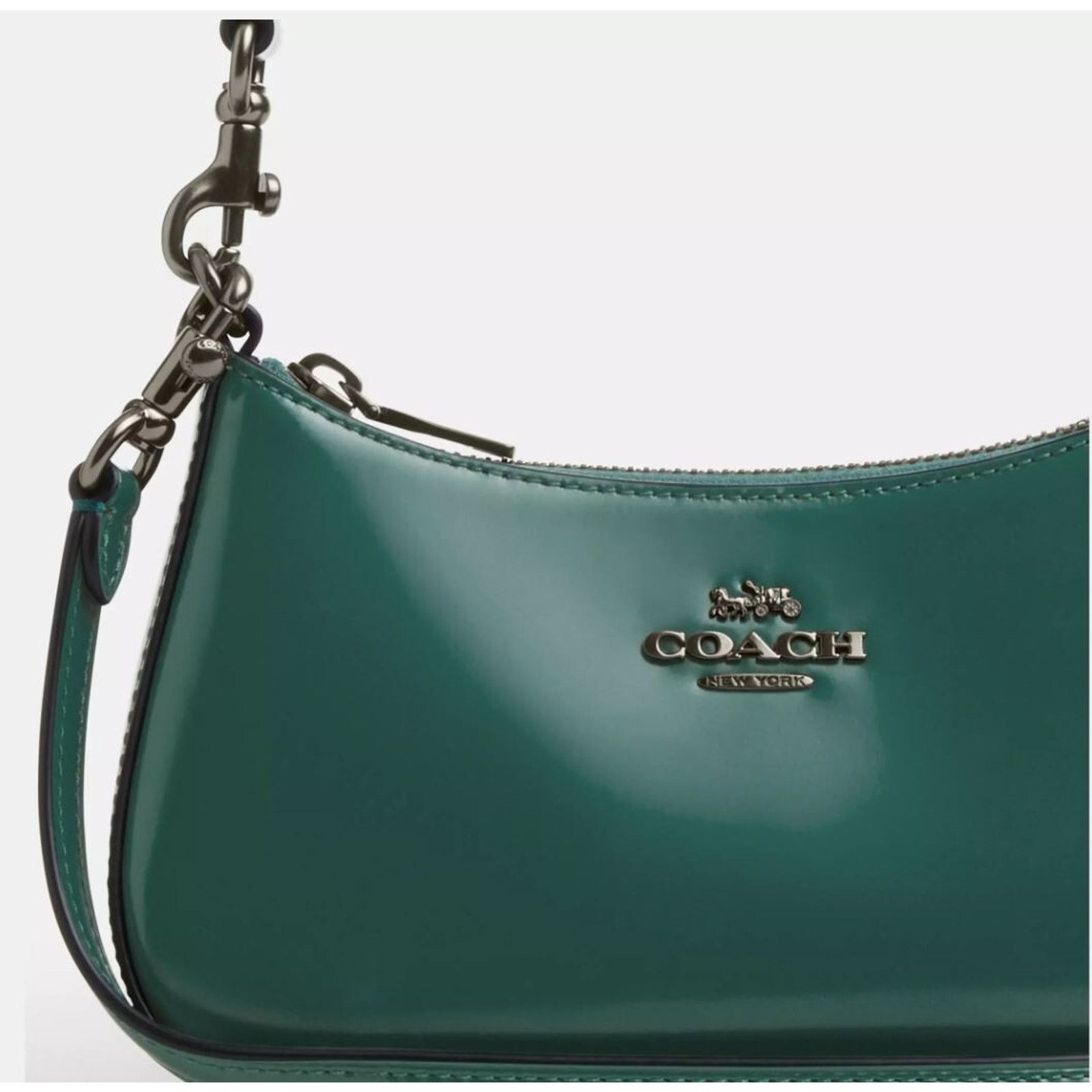 Coach NWT Coach CW310 Teri Emerald Green Mini Crossbody Bag Size ONE SIZE - 11 Thumbnail