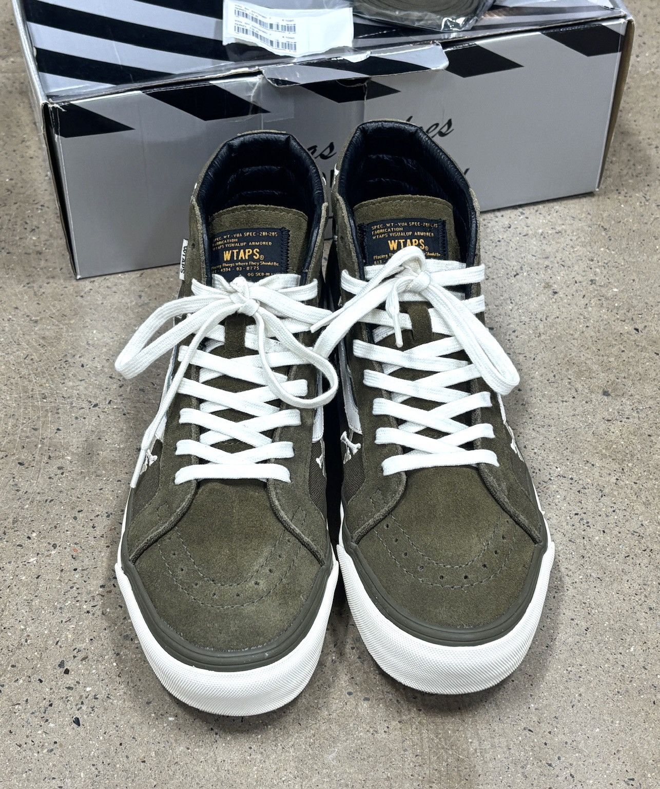 Vans × Wtaps Wtaps x Vans OG SK8 Hi Bones US10 Olive Size US 10 / EU 43 - 3 Thumbnail