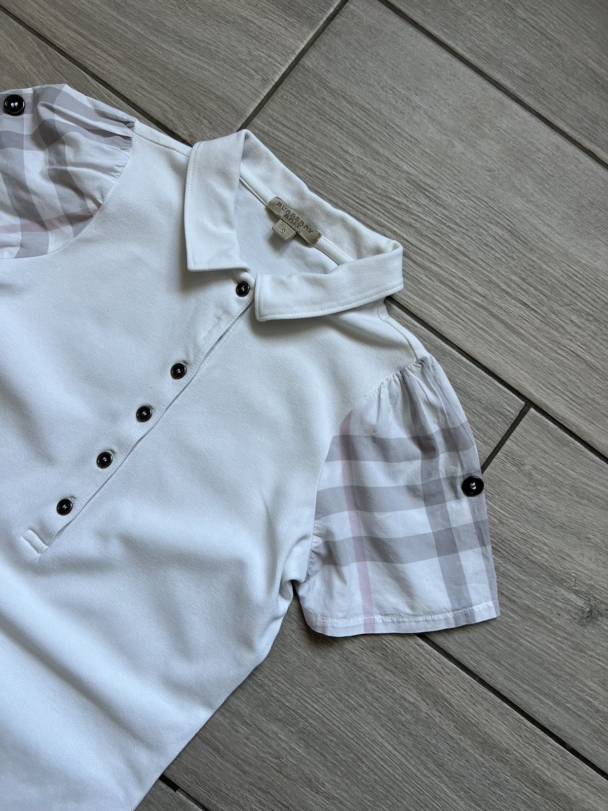 Burberry Vintage Burberry Polo T-shirt Size S / US 4 / IT 40 - 5 Thumbnail