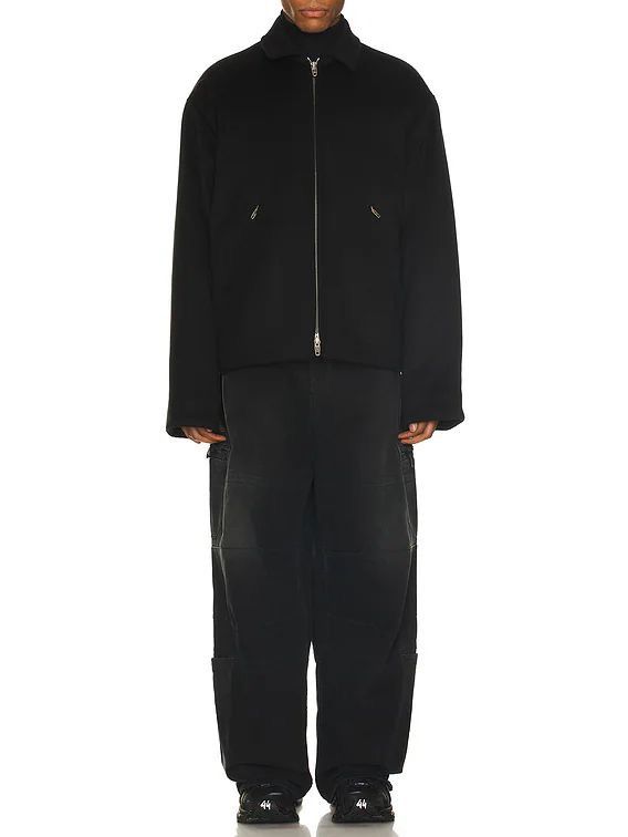 Balenciaga $6k Balenciaga Runway Cashmere Jacket in Black Size US M / EU 48-50 / 2 - 2 Thumbnail