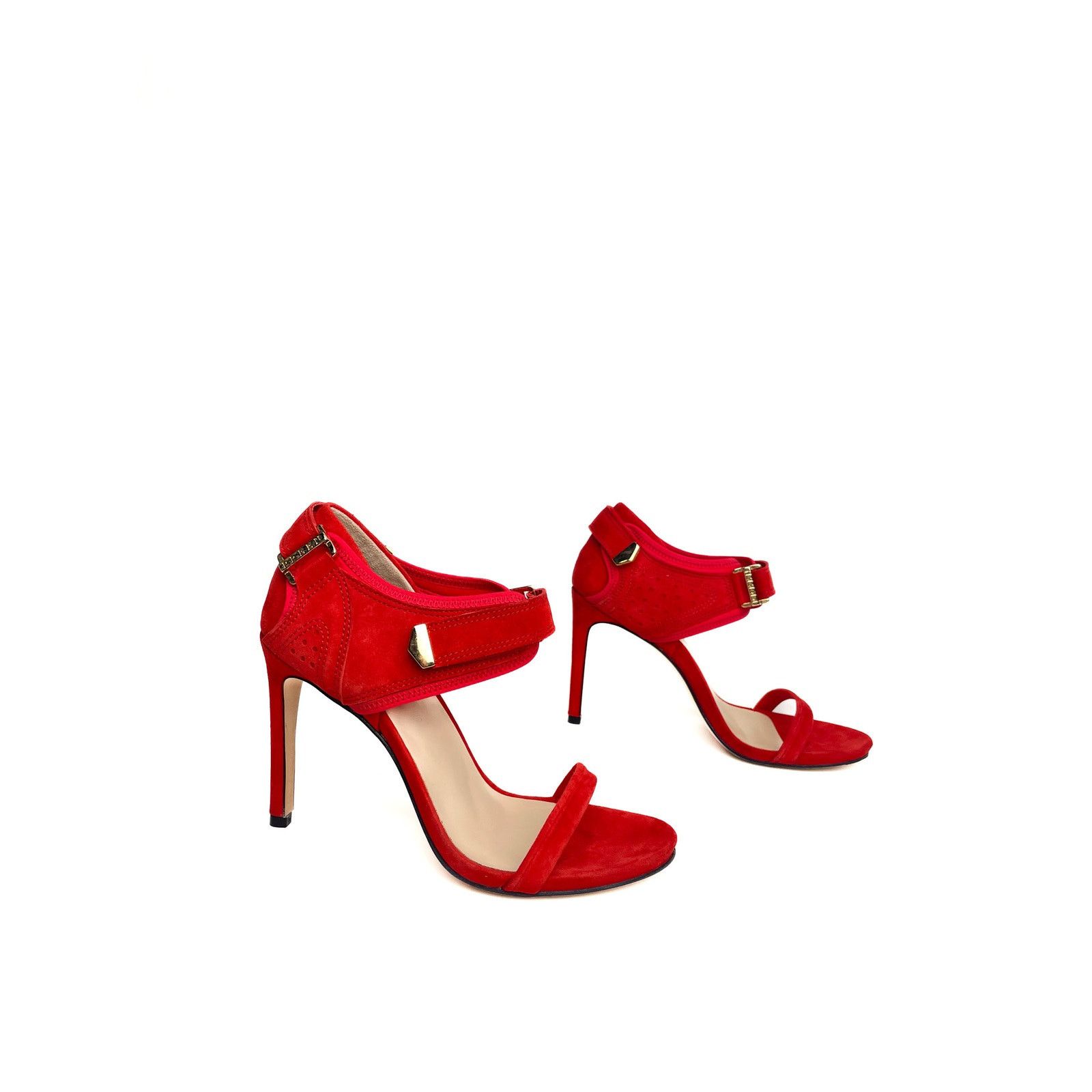 Preen by Thornton Bregrazzi Red Heels Size US 7 / IT 37 - 2 Thumbnail
