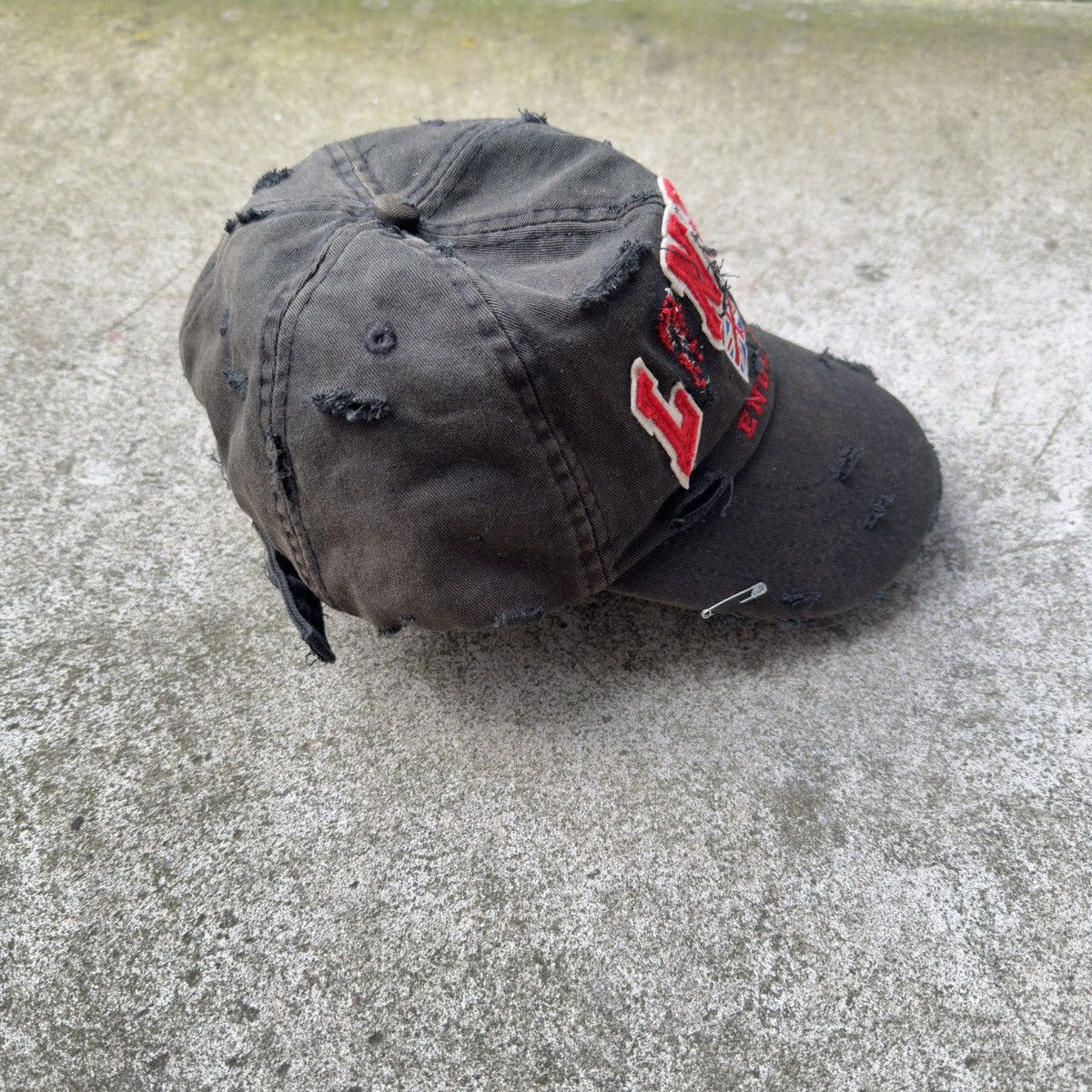 Vintage Thrashed Faded Distressed London Hat ERD Grunge Punk Size ONE SIZE - 11 Thumbnail