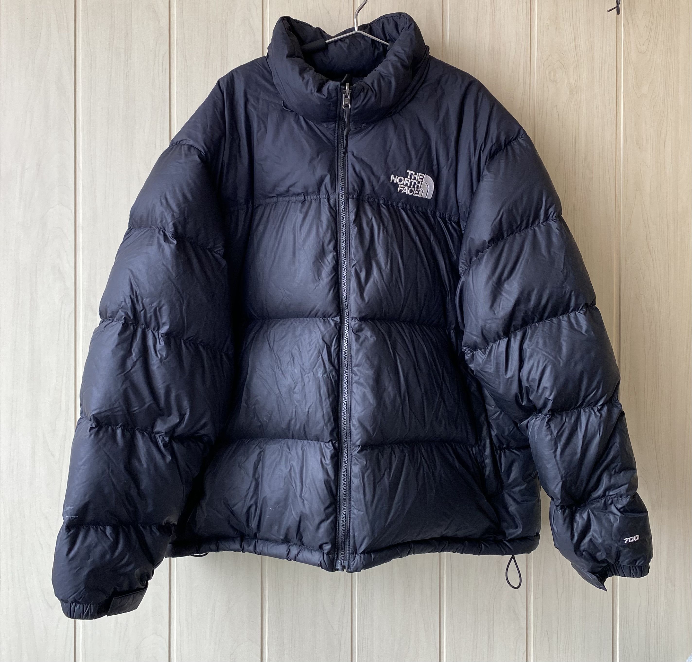 image of Outdoor Life x The North Face 700 Nuptse Down Puffer Jacket 1996 in Black, Men's (Size 2XL)