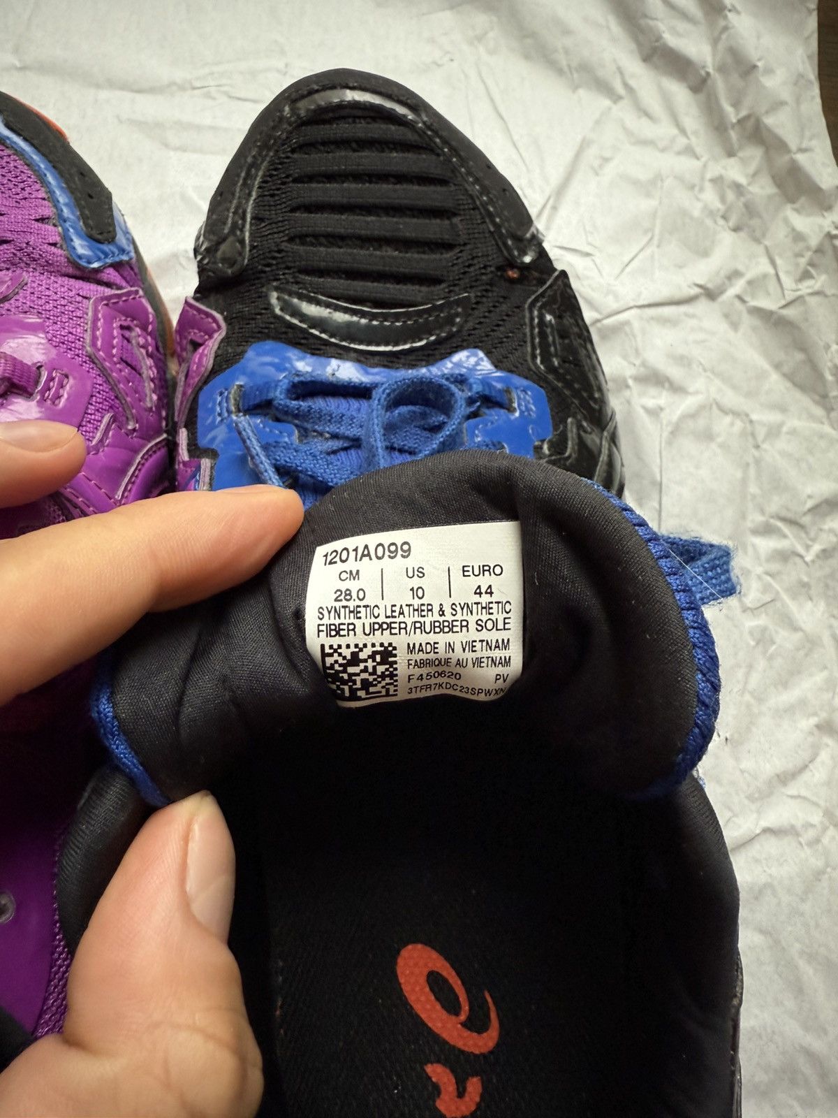 Asics × GmbH ASICS GmbH x Gel Quantum 360 6 'Orchid Black' 1201A099-500 Size US 11 / EU 44 - 6 Thumbnail