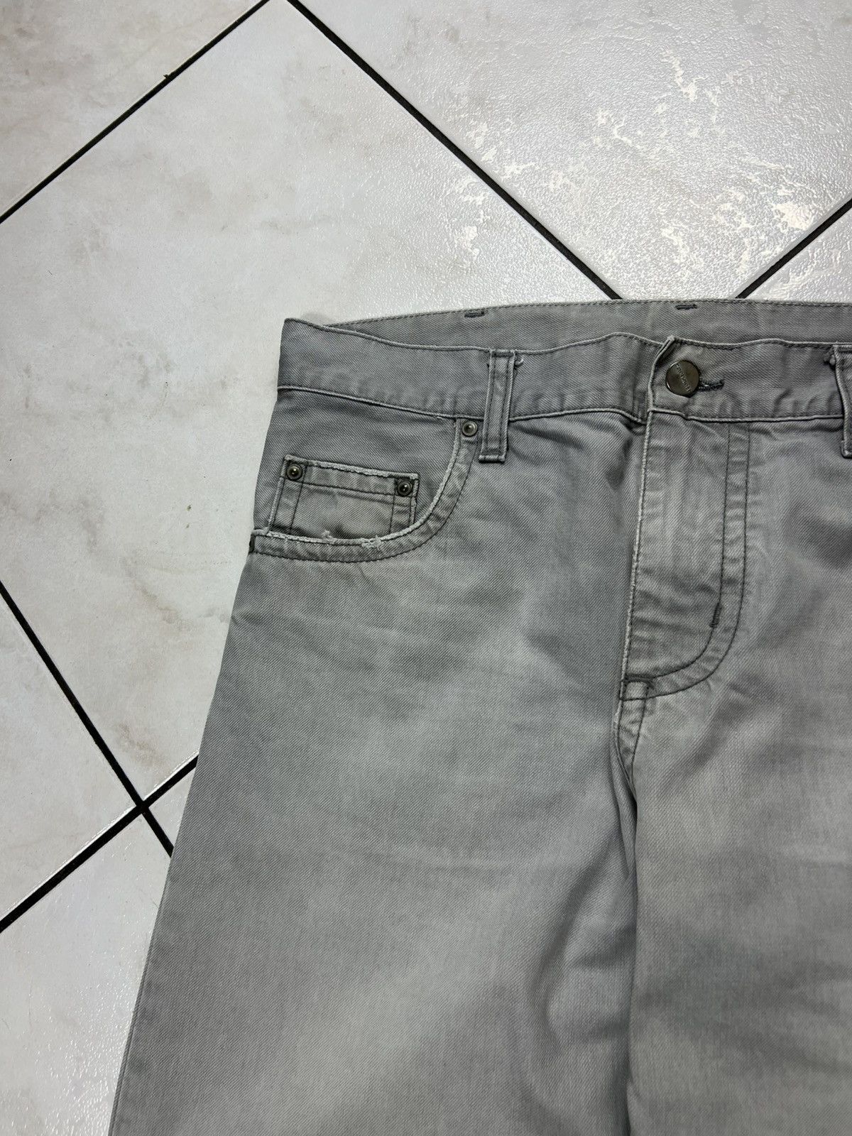 Carhartt Vintage Carhartt slim pant regular washed leather trousers Size US 30 / EU 46 - 7 Thumbnail