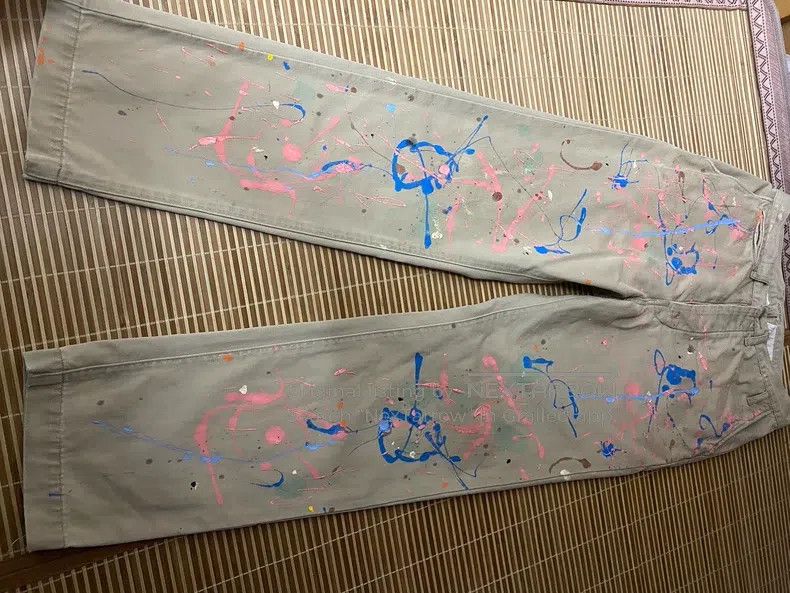 Kapital Kapital Size L Ink-splashing casual pants Size US 36 / EU 52 - 2 Thumbnail