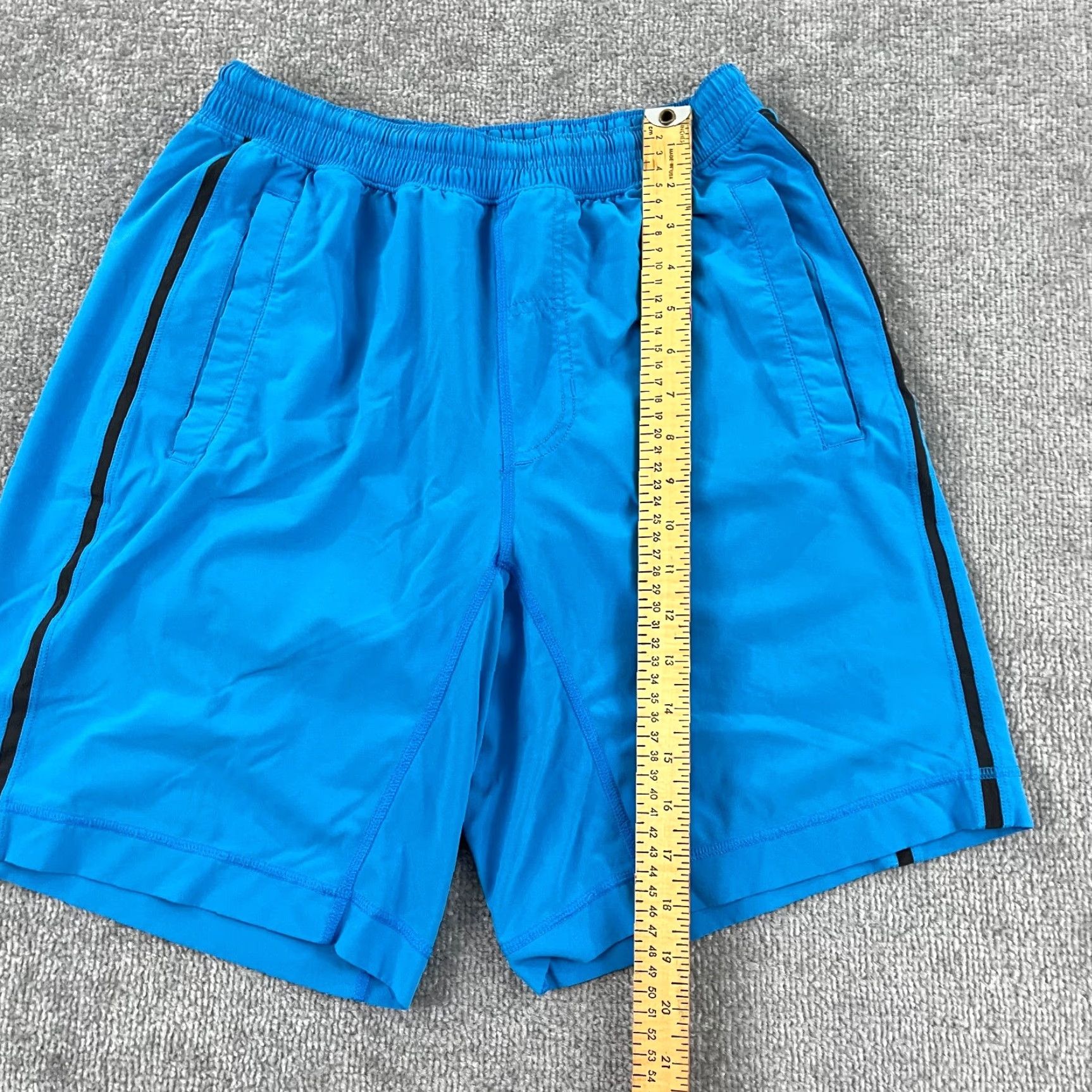 Lululemon LULULEMON Shorts Mens Medium x 8" Lined Pace Breaker Blue Running Training Gym Size US 31 - 6 Thumbnail