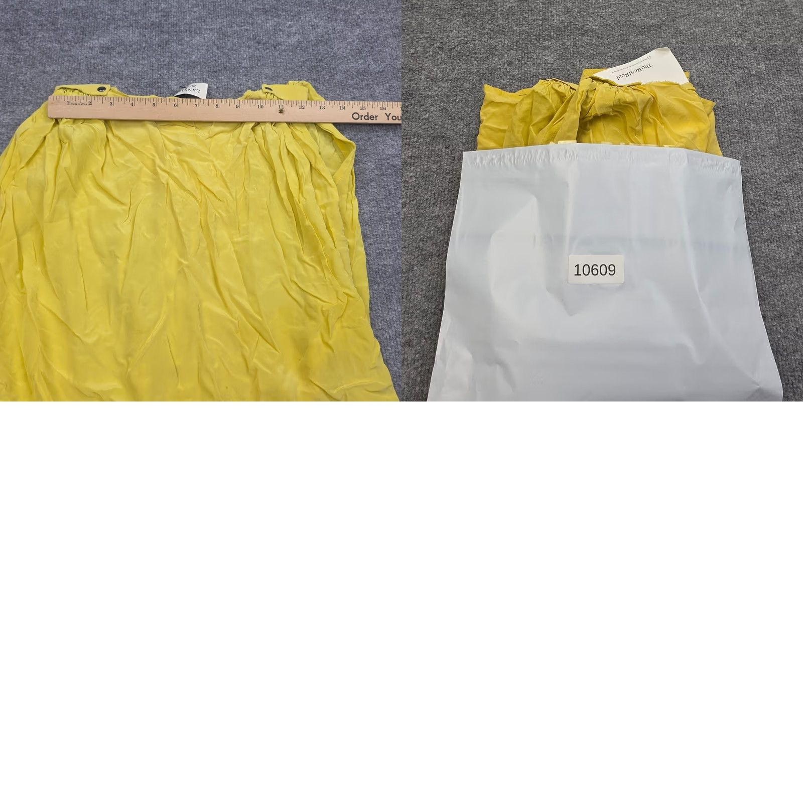 Lanvin LANVIN Paris Women's Silk Blouse Yellow Sleeveless Tank Flowy 38 Size S / US 4 / IT 40 - 8 Thumbnail