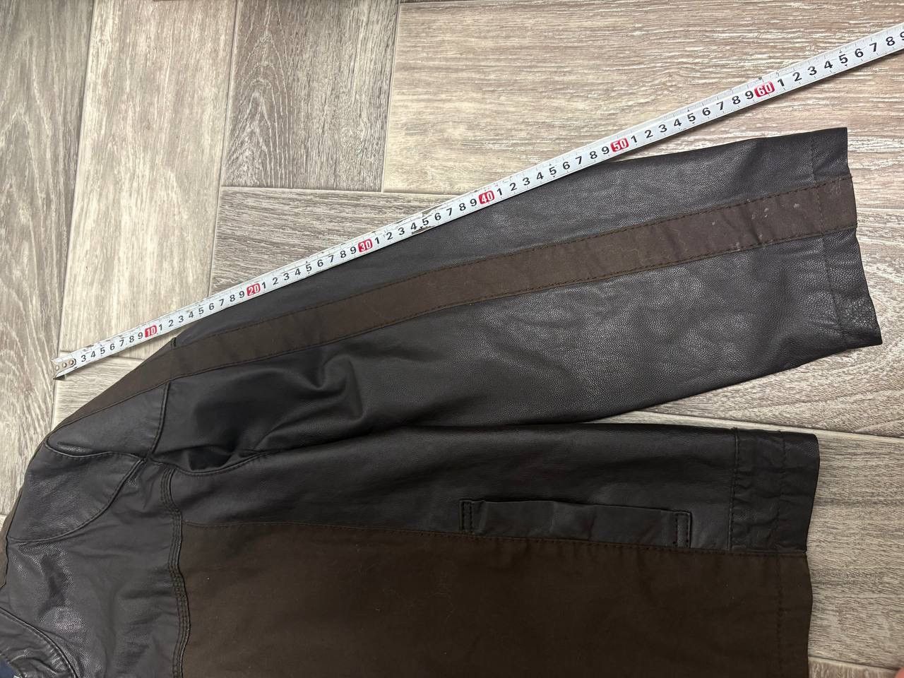 Armani Vintage Armani Jeans Leather Jacket for 30 years Armani Y2k Size US XL / EU 56 / 4 - 9 Thumbnail