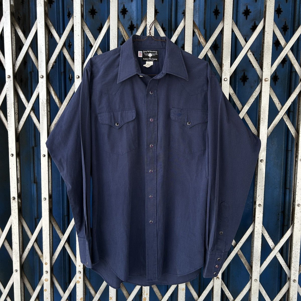 Vintage 1990s Flying R Ranchwear Snap Pearl Button Shirt Size US L / EU 52-54 / 3 - 15 Thumbnail