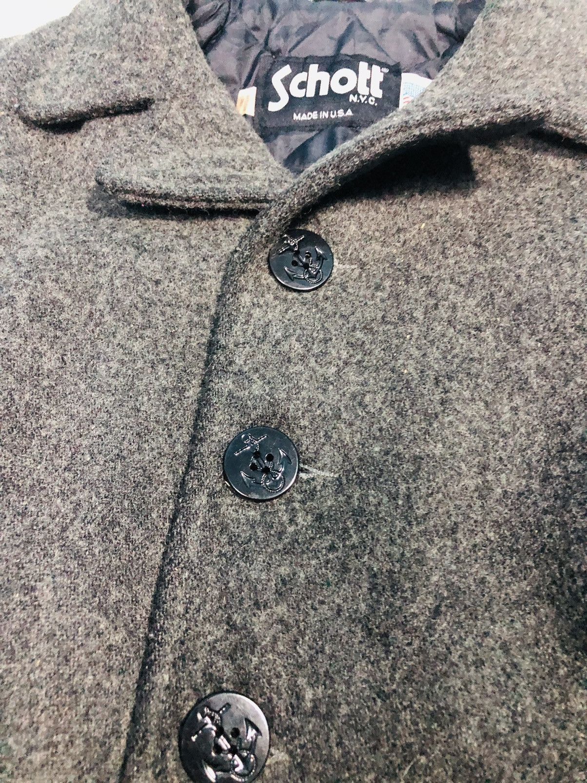 Schott × Vintage Vintage Schott Coat Jacket (3) Size US L / EU 52-54 / 3 - 4 Thumbnail