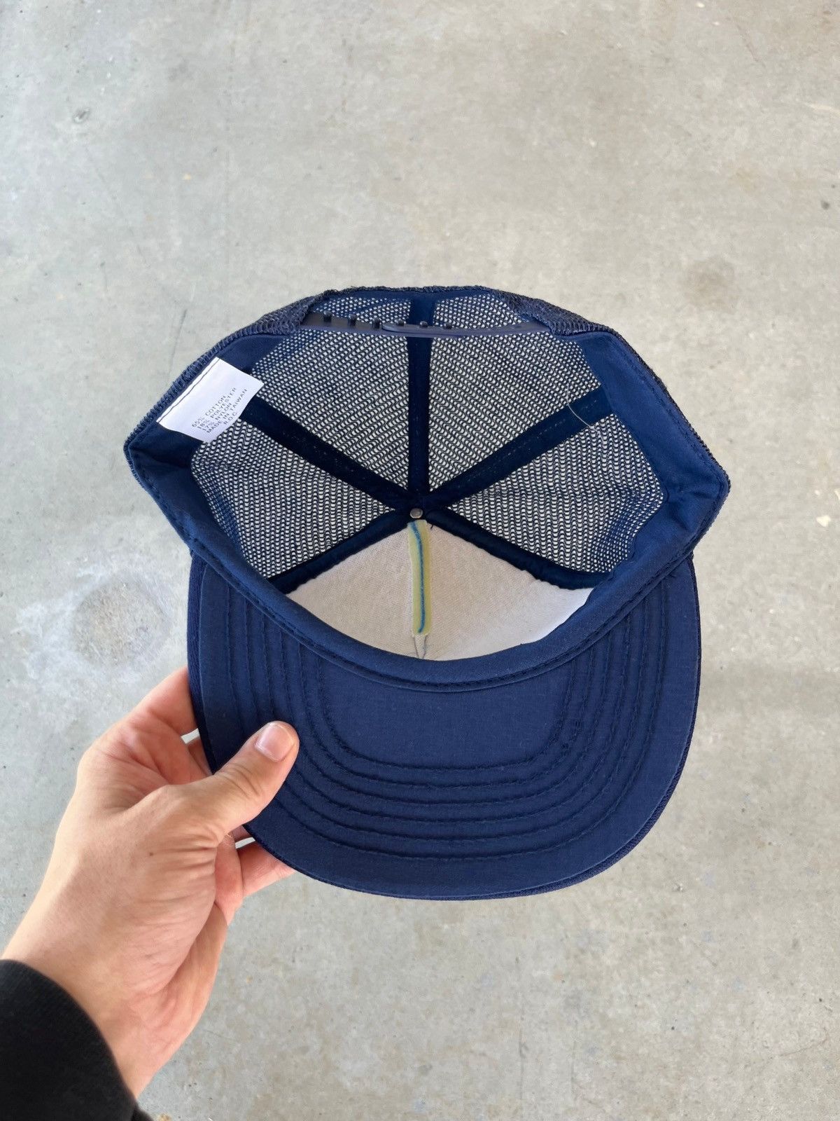 Vintage Vintage 1980s Funny Trucker Hat Size ONE SIZE - 2 Thumbnail