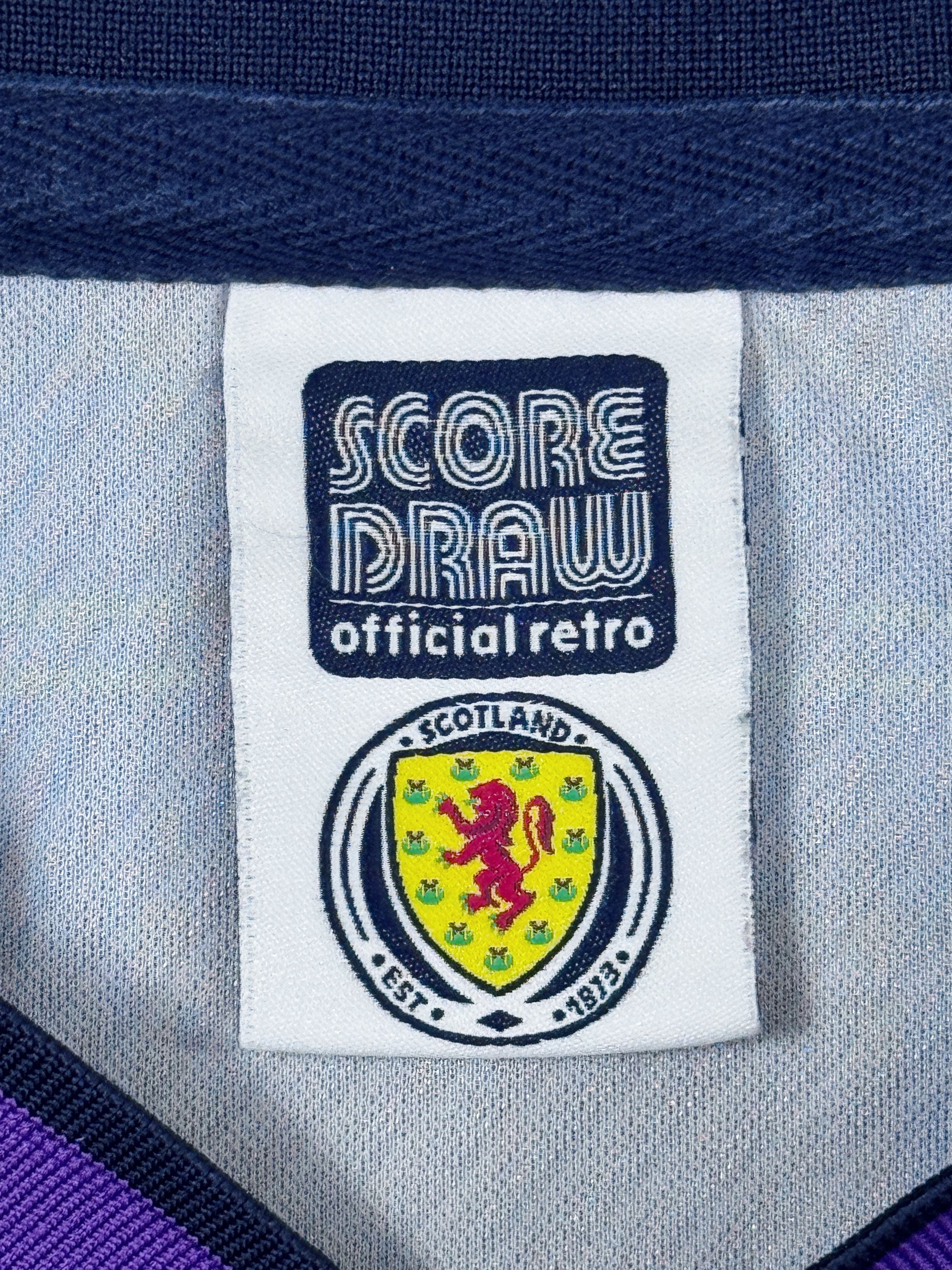 Vintage 1996 Scotland Away Football Shirt by Score Draw Size US M / EU 48-50 / 2 - 8 Thumbnail