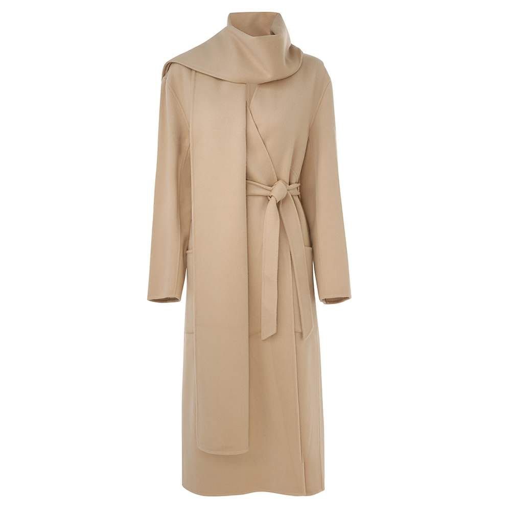 Zimmermann oc11z0825 Illustration Neckscarf Coat in Beige Size S / US 4 / IT 40 - 1 Preview
