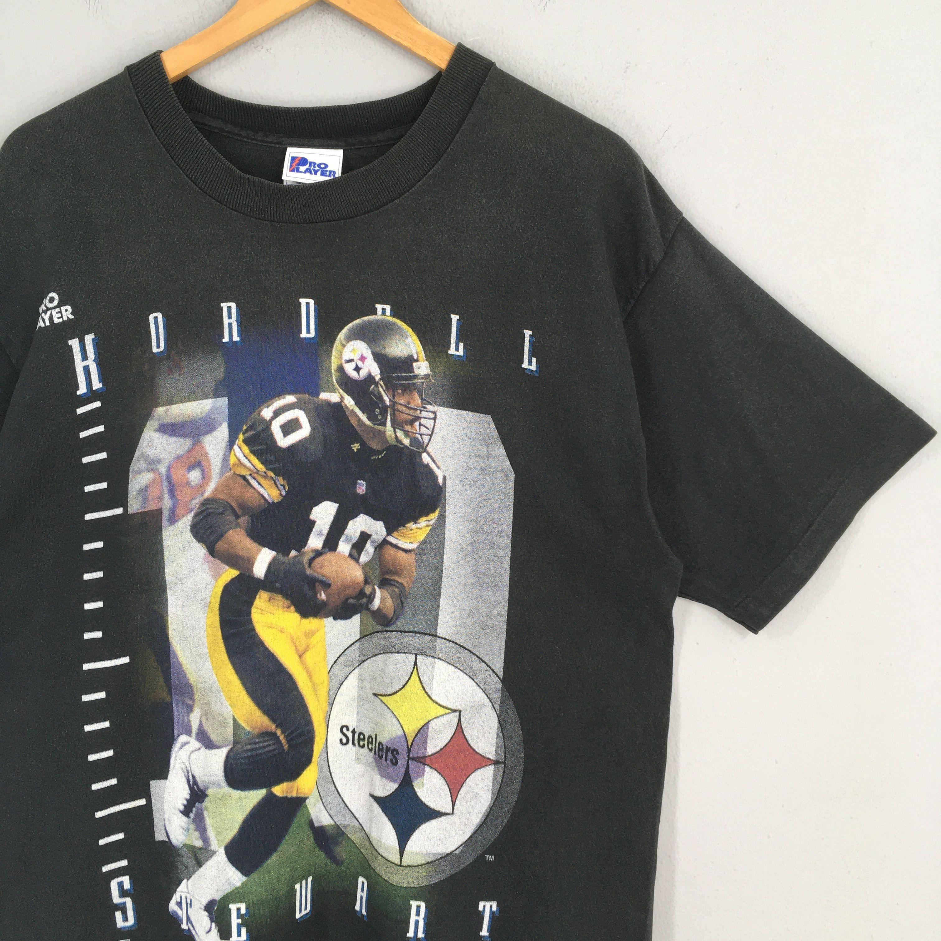 NFL × Pro Player Vintage Pittsburgh Steelers NFL Football Black Tshirt Large Size US L / EU 52-54 / 3 - 2 Thumbnail