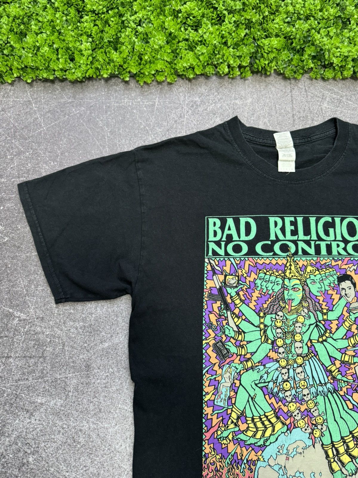 Band Tees × Vintage Bad Religion No Control T Shirt Frank Kozik Hardcore Punk Size US L / EU 52-54 / 3 - 4 Thumbnail