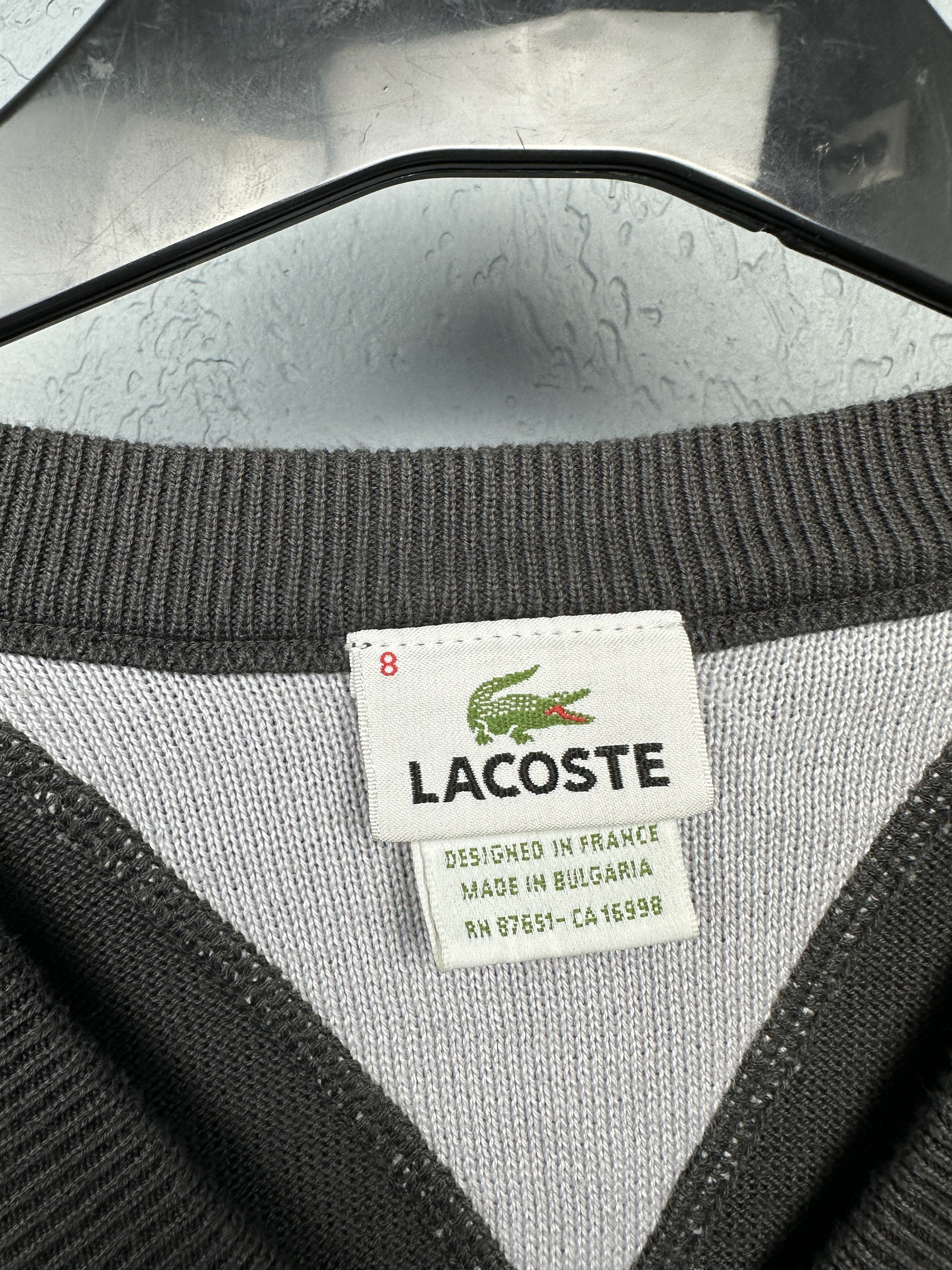 Lacoste × Vintage Lacoste Vintage Mens Vest Jumper Sweater Size US XXL / EU 58 / 5 - 5 Thumbnail