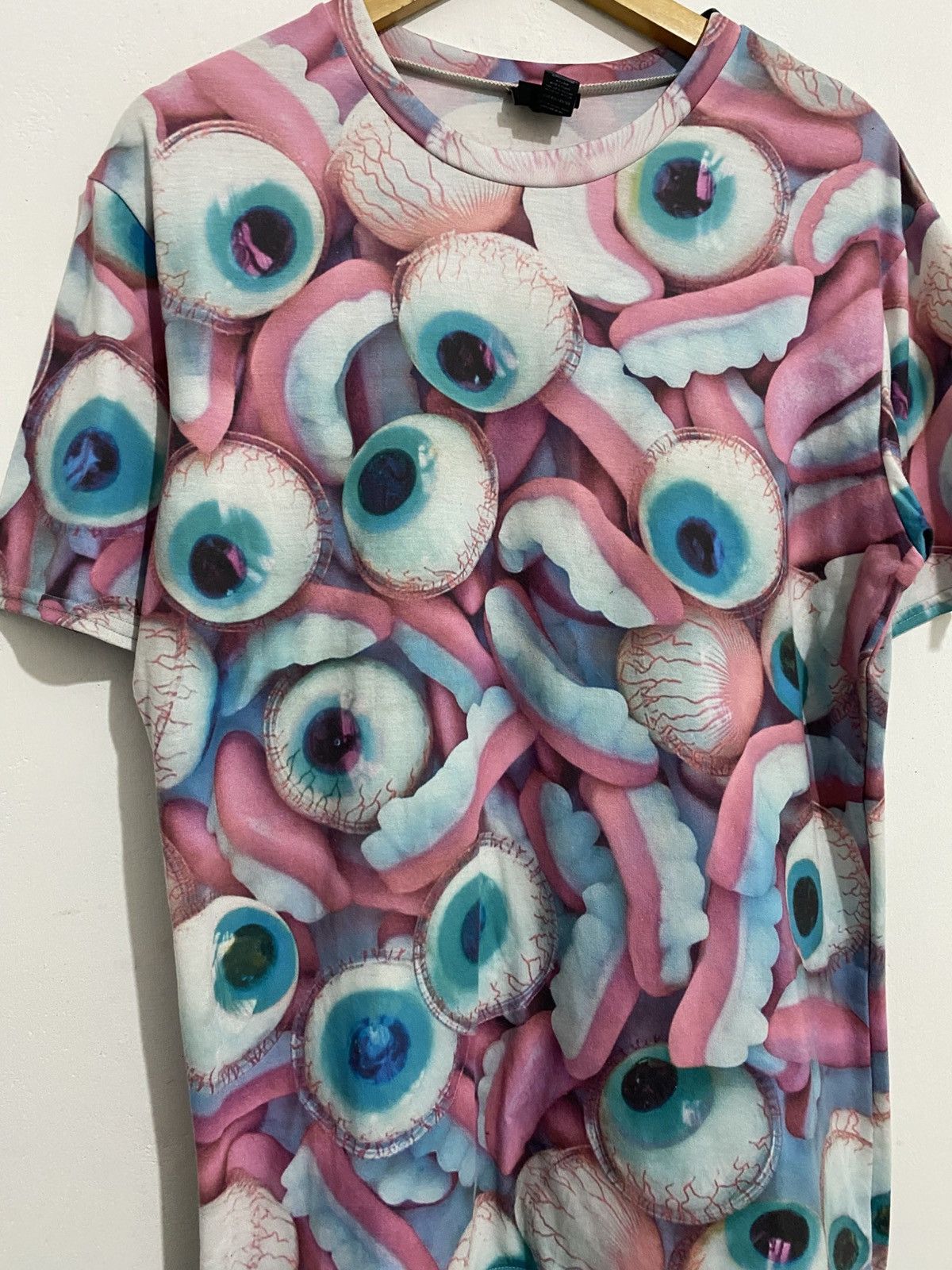 If Six Was Nine × Japanese Brand Mr gugu allover eyes lgb kmrii shirt Size US S / EU 44-46 / 1 - 2 Thumbnail