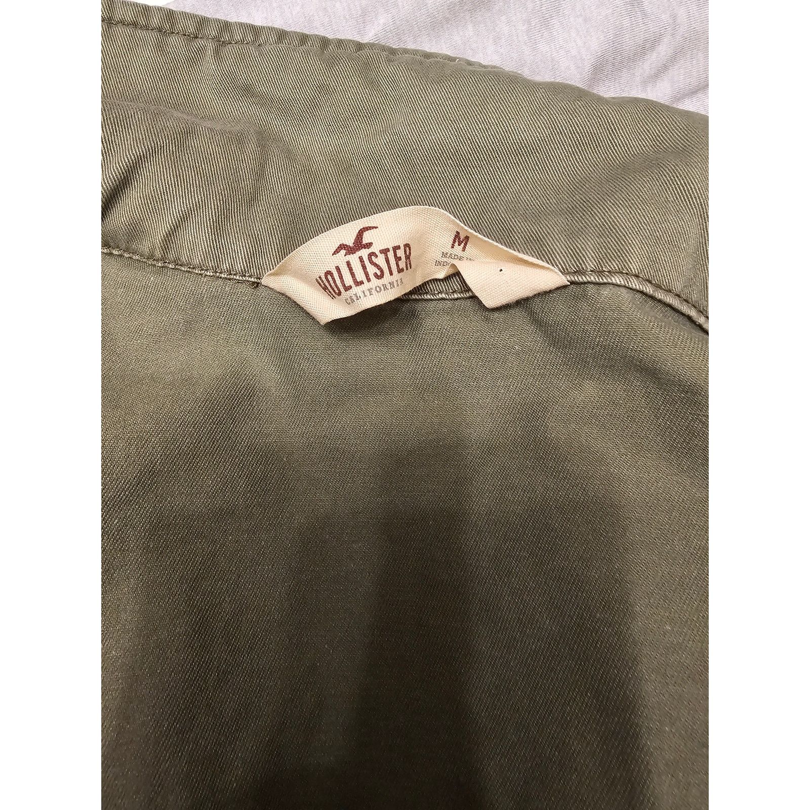 Hollister Vtg Y2K Hollister Womens Med Military Army Green Bella Elena Size M / US 6-8 / IT 42-44 - 5 Thumbnail
