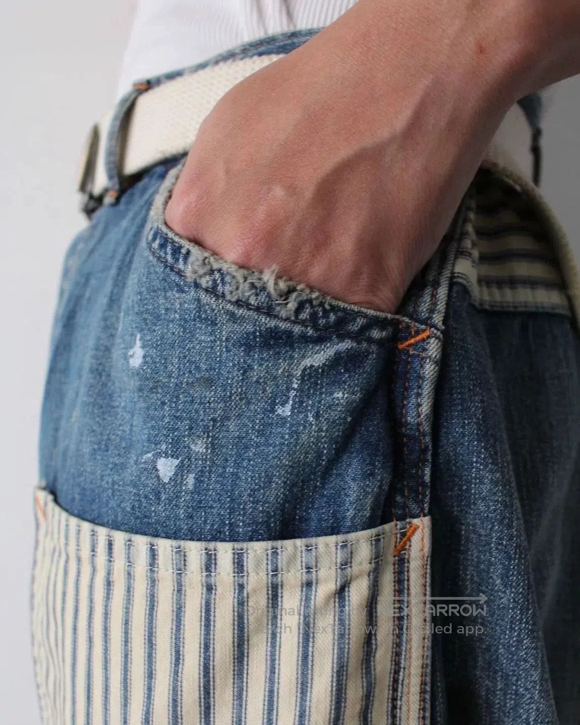 DIGAWEL distressed denim pants for fall and winter. Size US 30 / EU 46 - 7 Thumbnail
