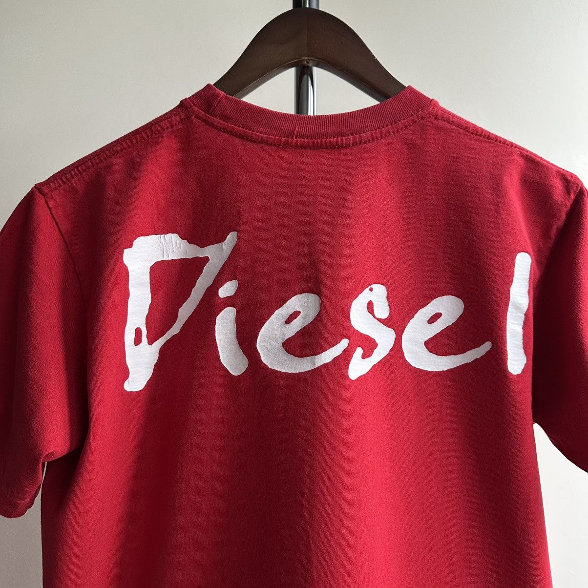 Diesel × Vintage VINTAGE Y2K DIESEL BIG LOGO TEE Size US L / EU 52-54 / 3 - 4 Thumbnail