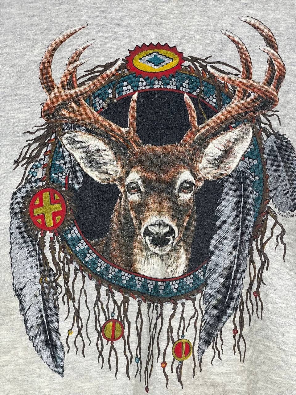 Vintage Vintage the wild side javan rusa sambar deer spotted deer Size US XL / EU 56 / 4 - 4 Thumbnail
