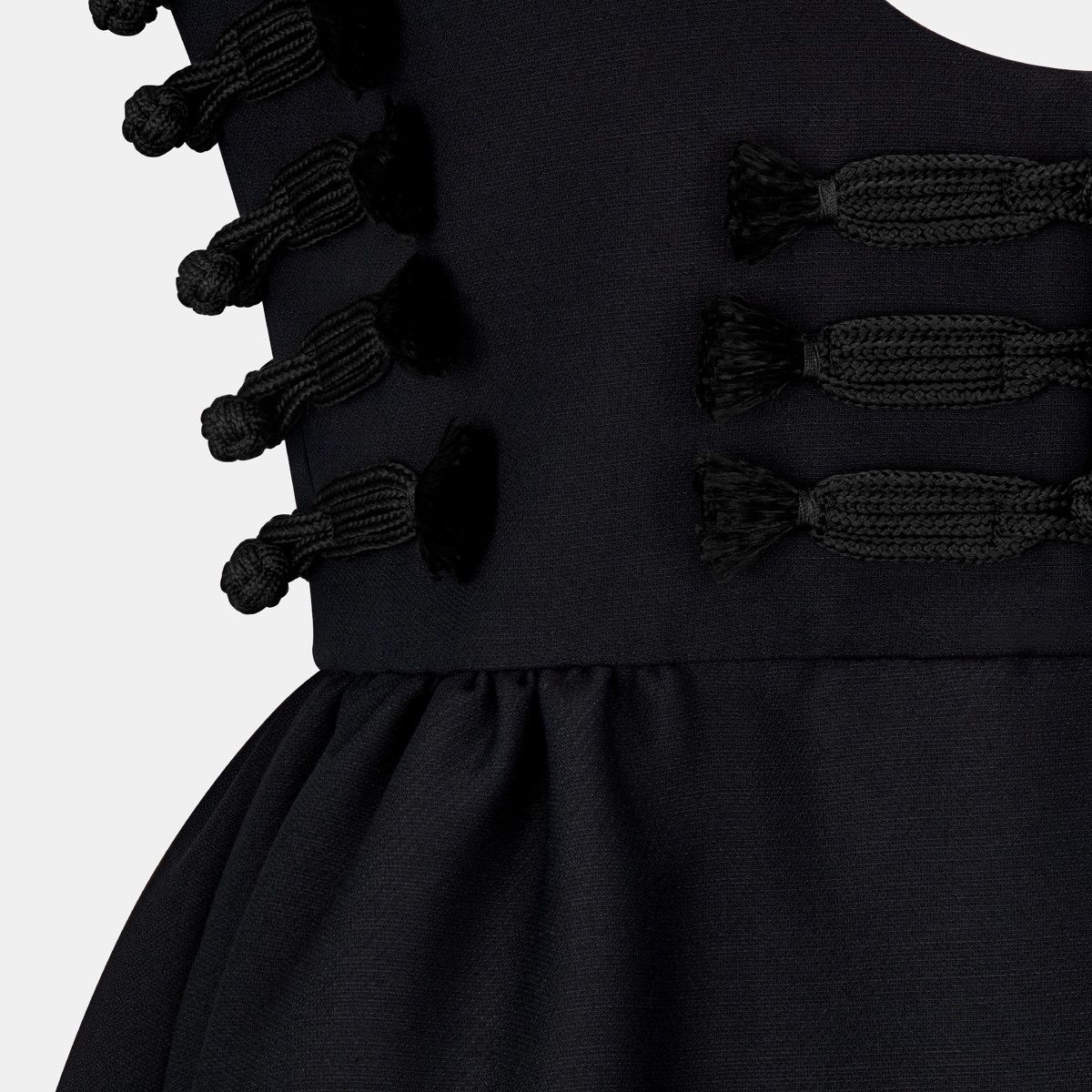 Dior o1bcso1str0225 Brandenburg Dress in Black Size S / US 4 / IT 40 - 3 Thumbnail