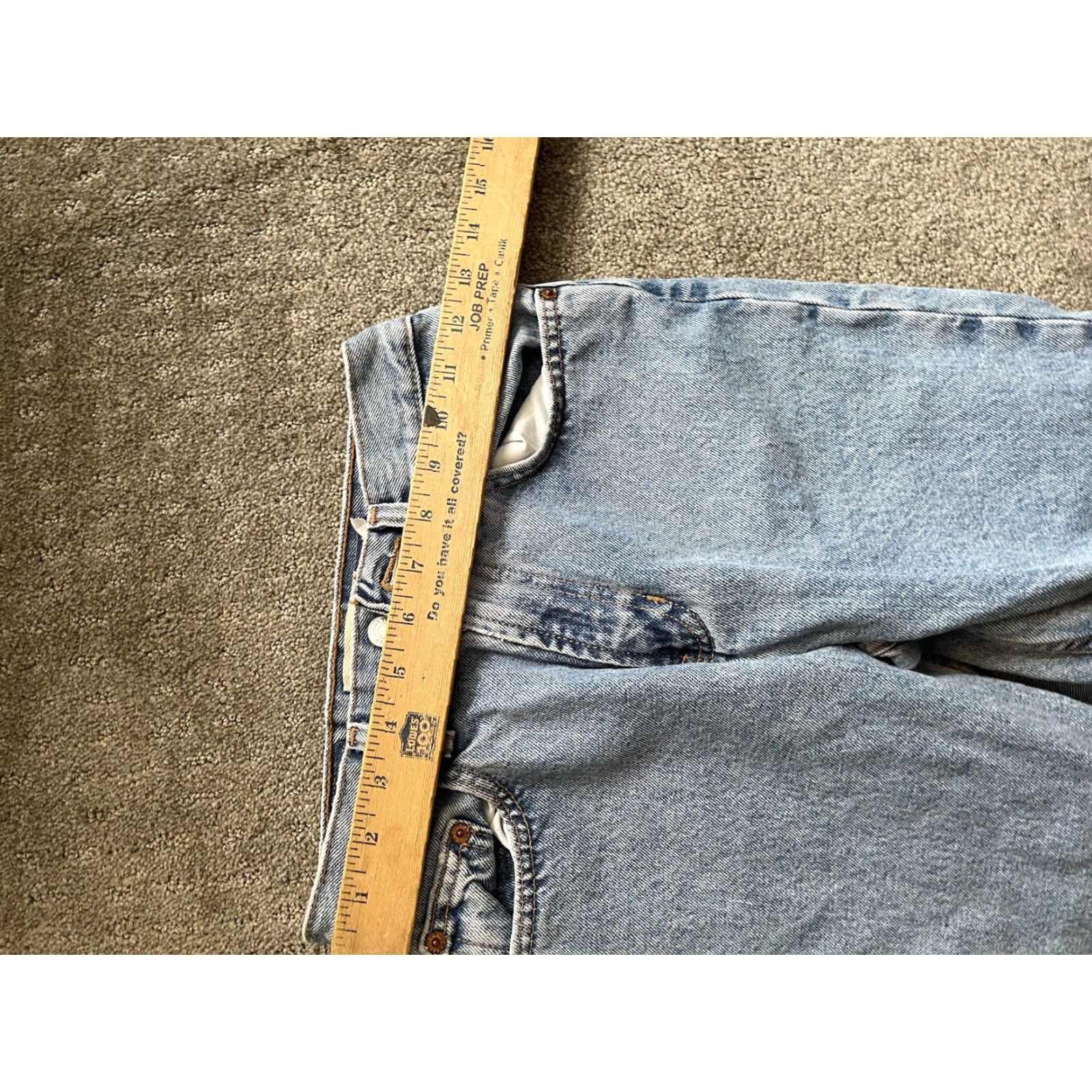 Gap VINTAGE Distressed 90s Gap Classic Fit Tapered Jeans Womens ACTUAL 24x31 Denim Size 42" / US 20 - 6 Thumbnail