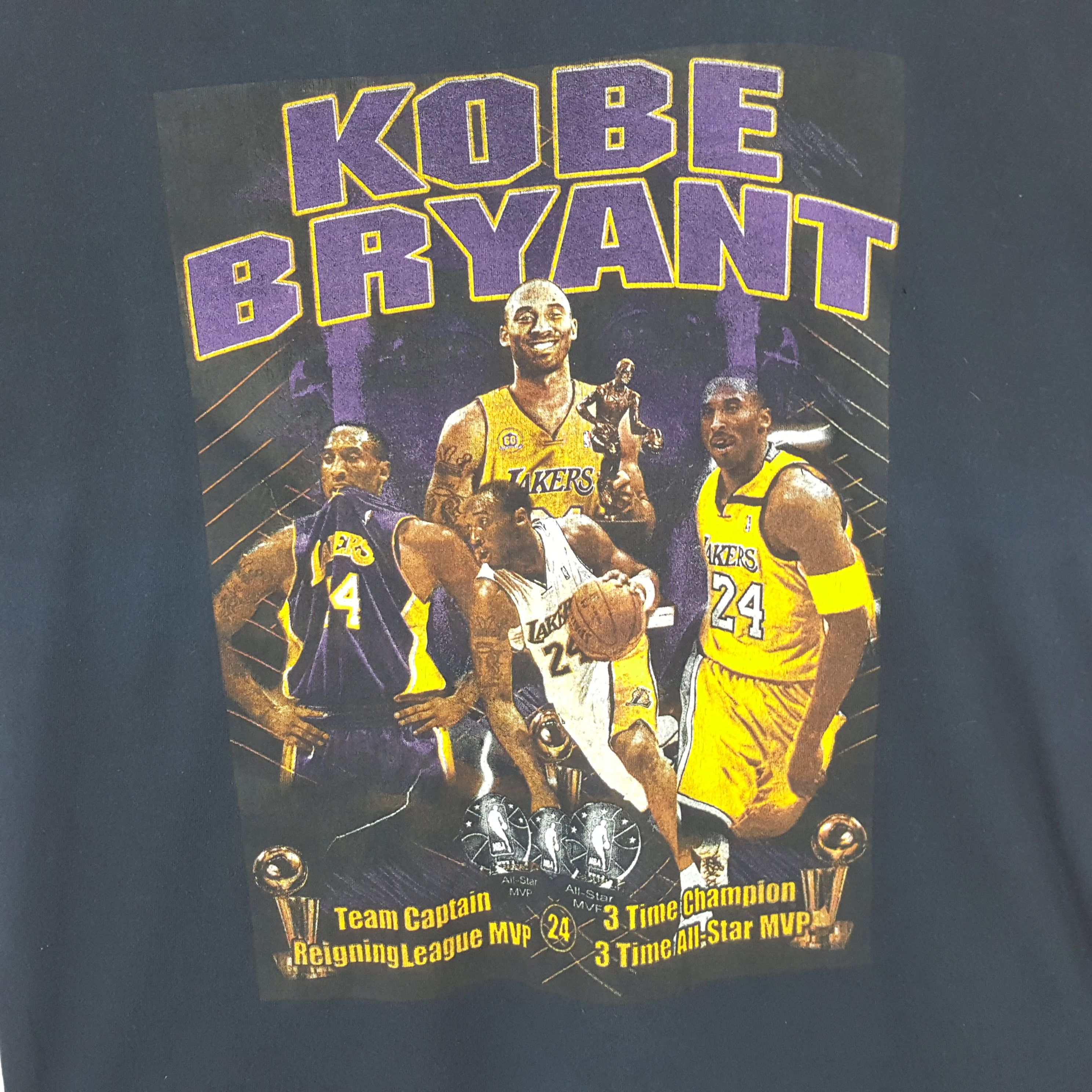 NBA × Vintage Vintage Kobe Bryant Lakers NBA Lagend Player T-shirt Size US XL / EU 56 / 4 - 2 Thumbnail