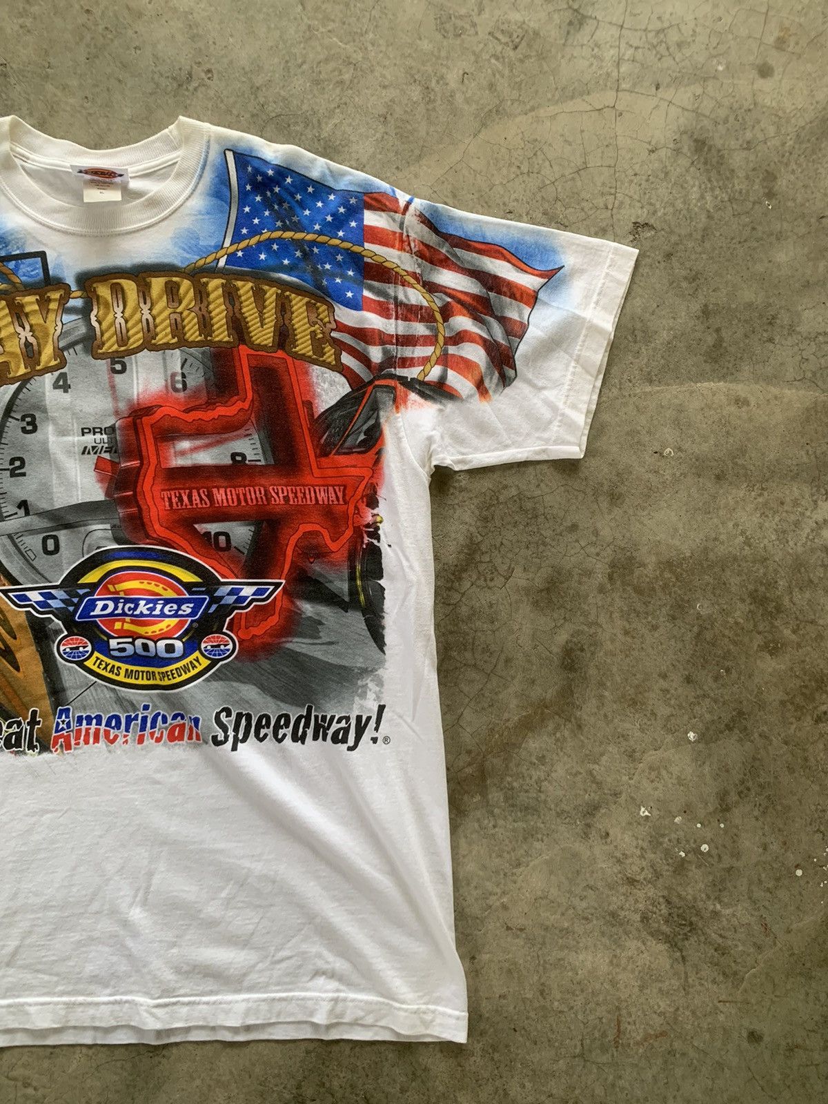 NASCAR × Vintage vintage overprint nascar shirt by dickies Size US XL / EU 56 / 4 - 3 Thumbnail