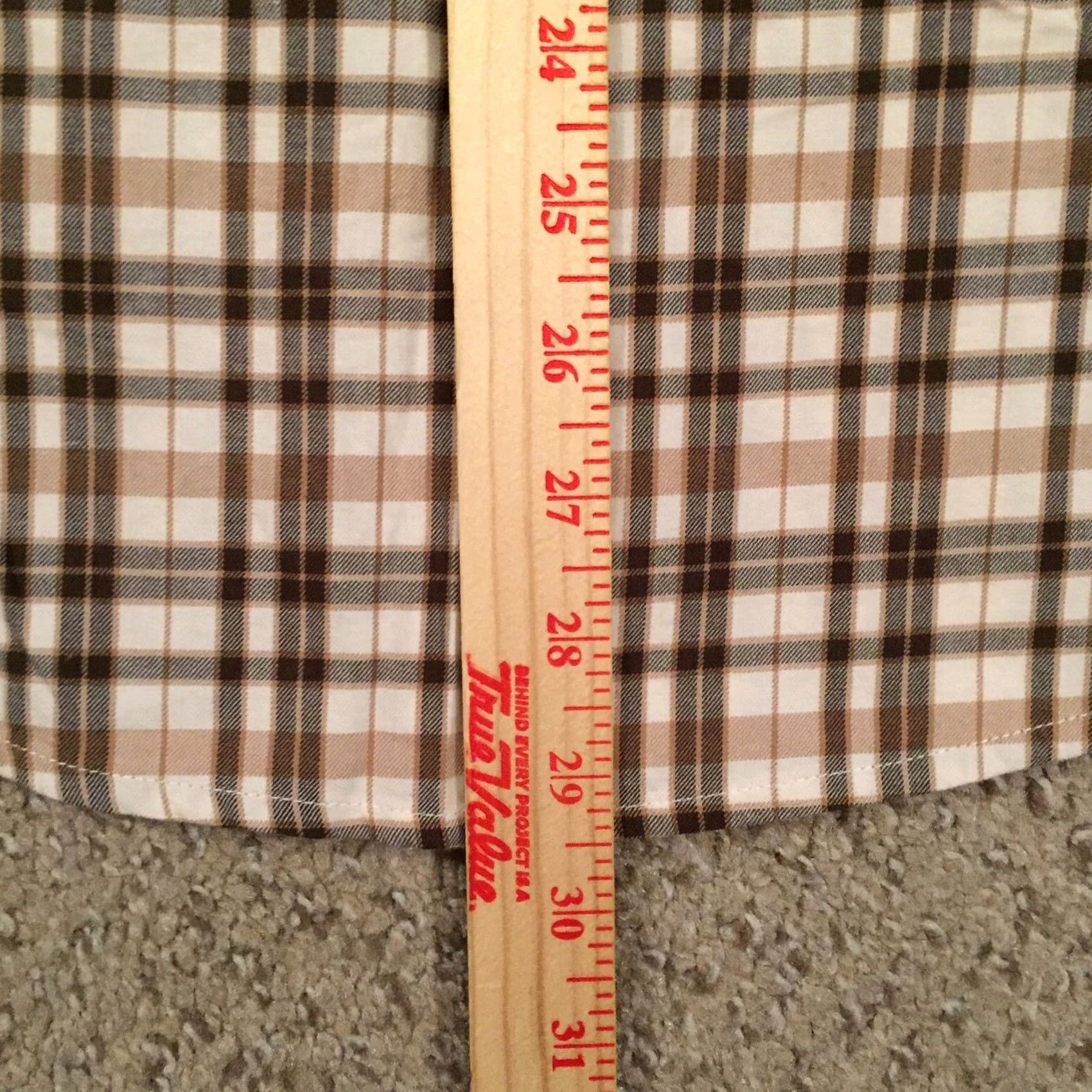 Gap Gap Shirt Button-Up Mens Medium Beige Plaid Long Sleeve Button Front Collar Shirt Size US M / EU 48-50 / 2 - 7 Thumbnail