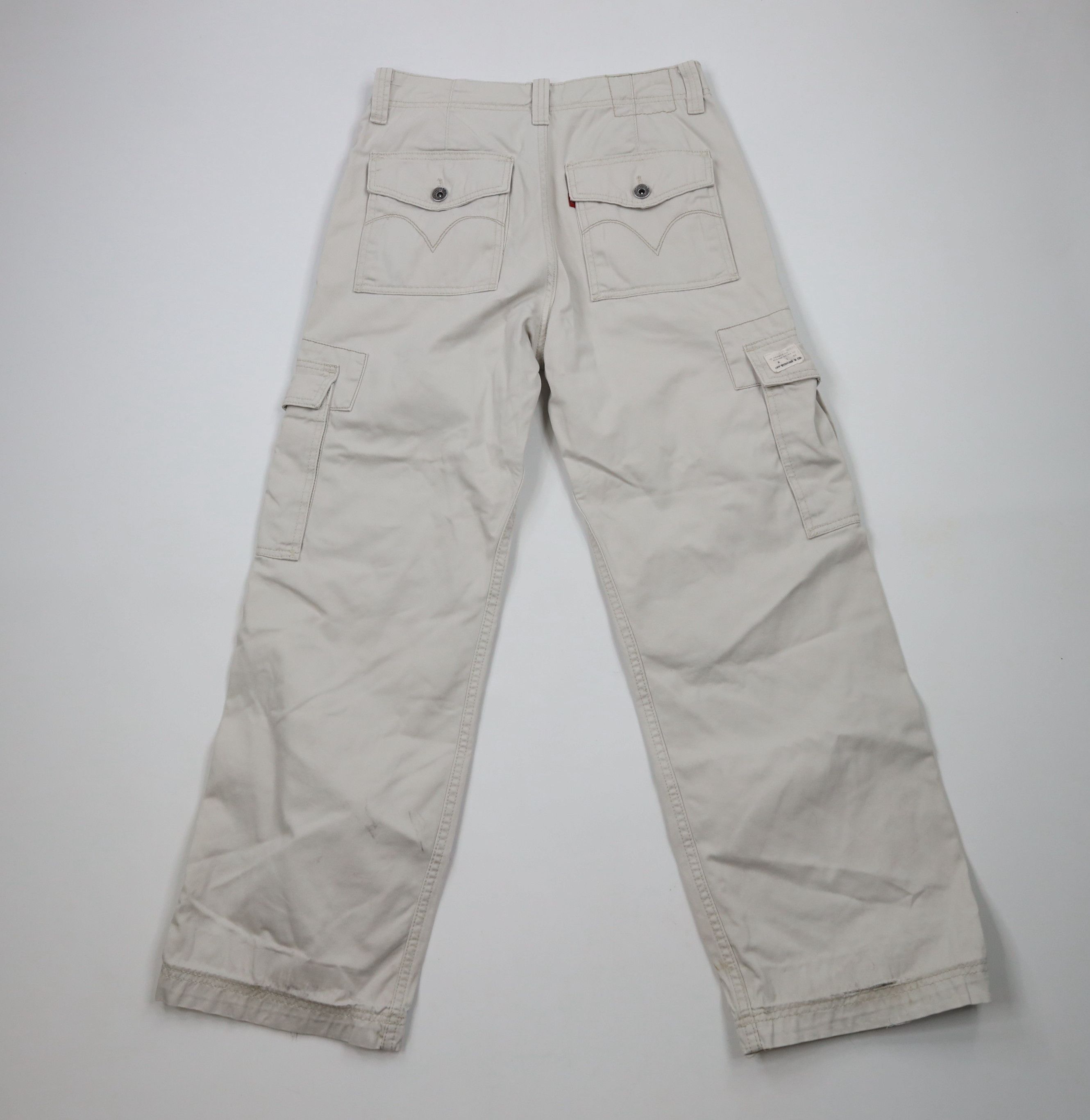 Levi's × Vintage Vintage Y2K Levis Loose Straight Wide Leg Cargo Pants Size US 30 / EU 46 - 10 Thumbnail