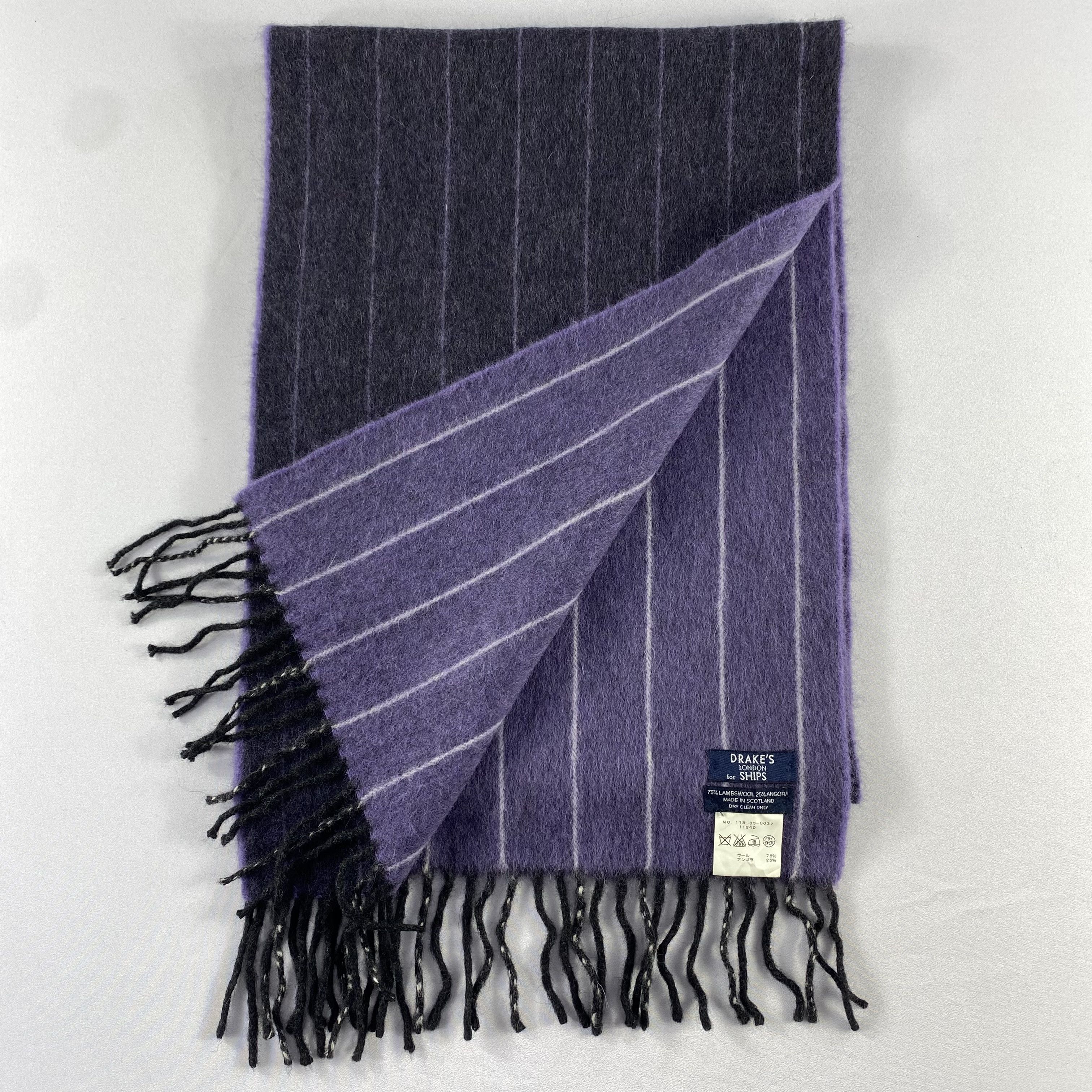 SHIPS Drake's X Ships Scarf Neck Wrap Wool Muffler Size ONE SIZE - 4 Thumbnail