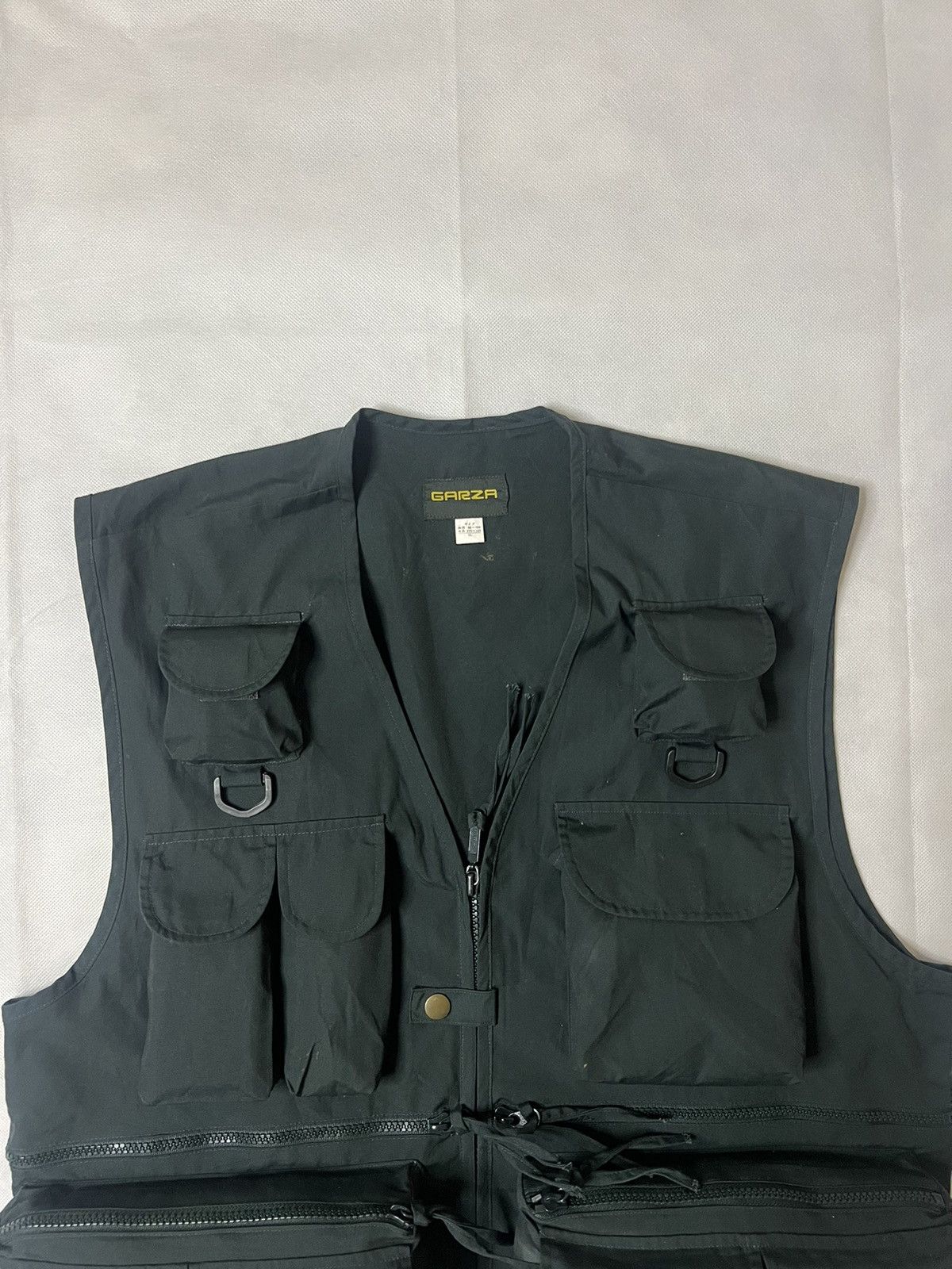 Japanese Brand Vintage Garza Tactical Multi Pocket Vest Fishing Outdoor Size US XL / EU 56 / 4 - 8 Thumbnail
